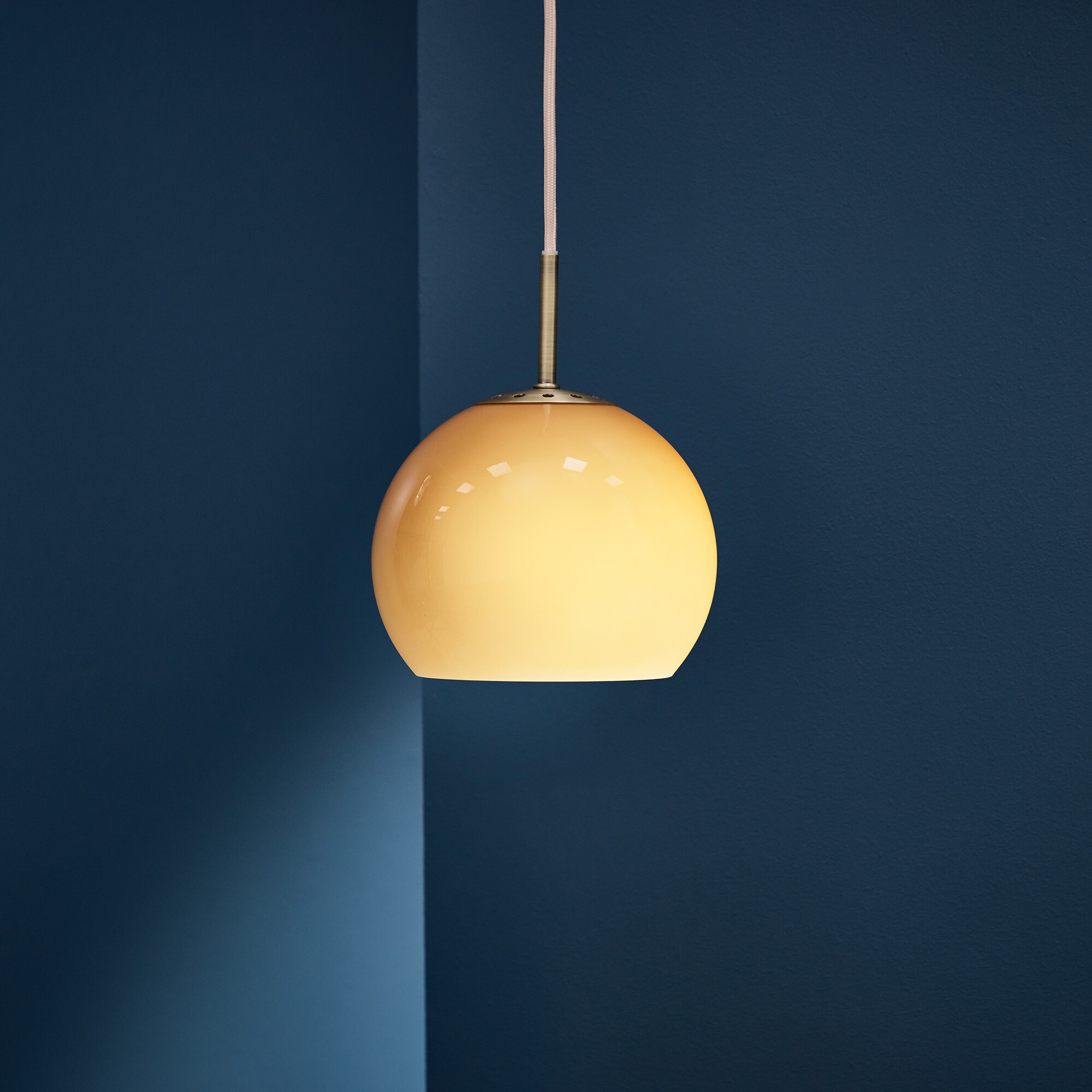 Ball Suspension Lamp Glass Ø 18cm