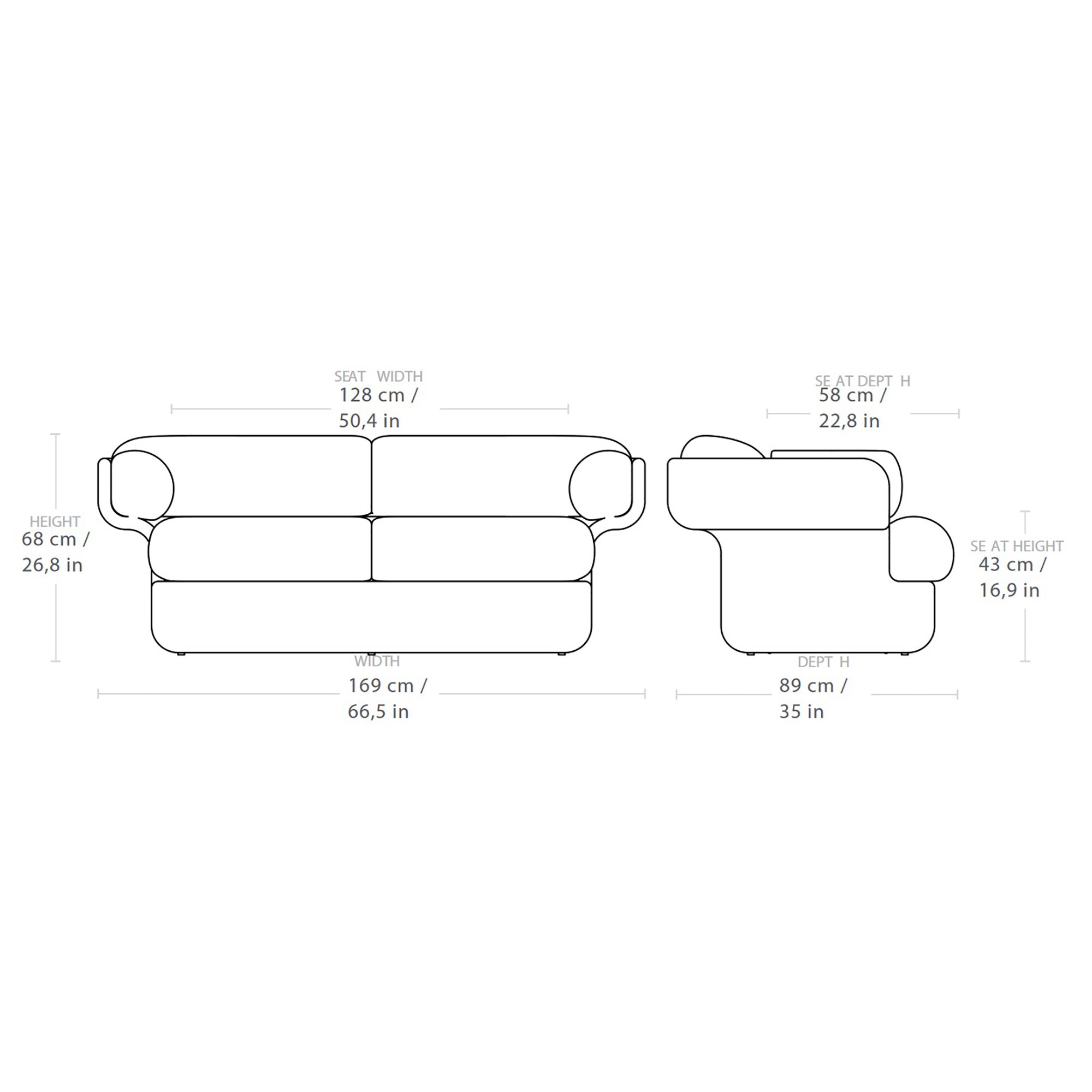 Basket 2-Seater Sofa