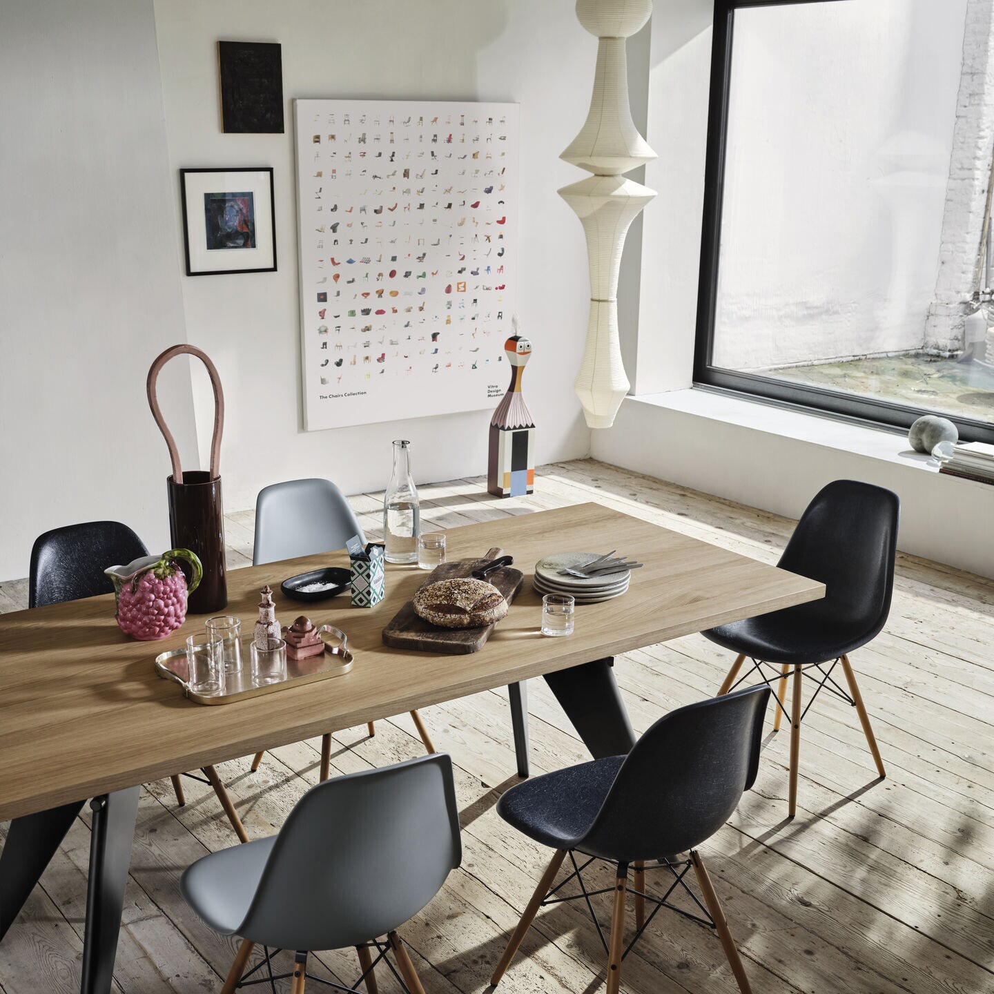 Akari E  Suspension Lamp