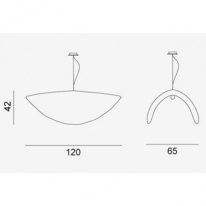 Brass 96 Suspension Lamp