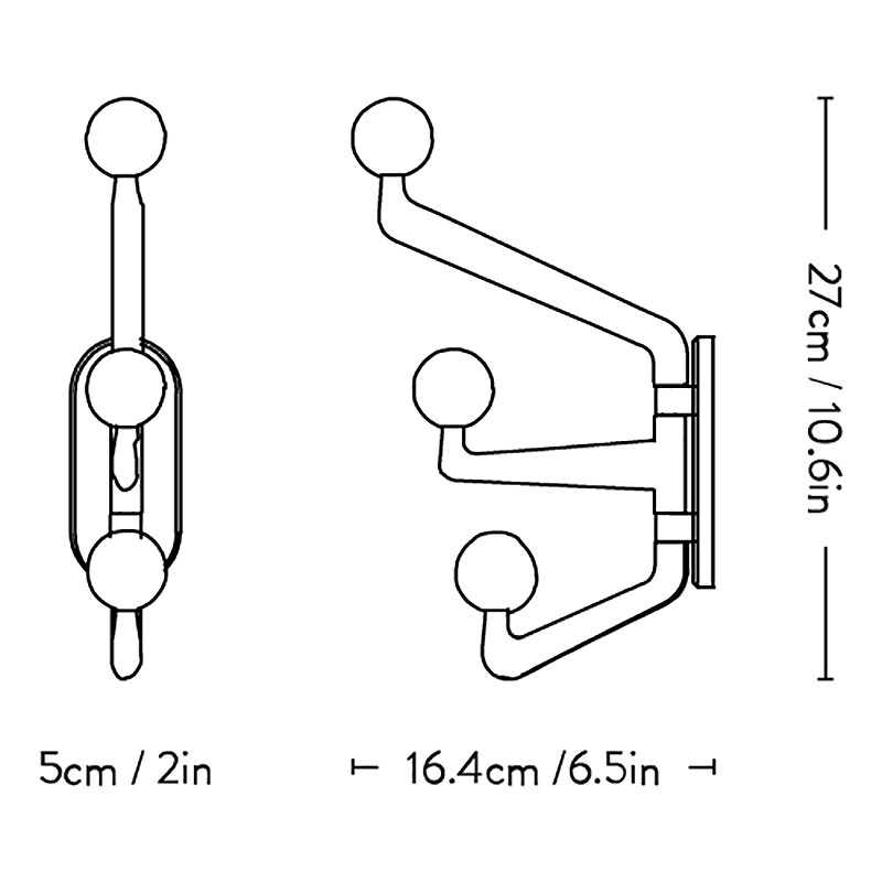 Capture SC74 Wardrobe Hook