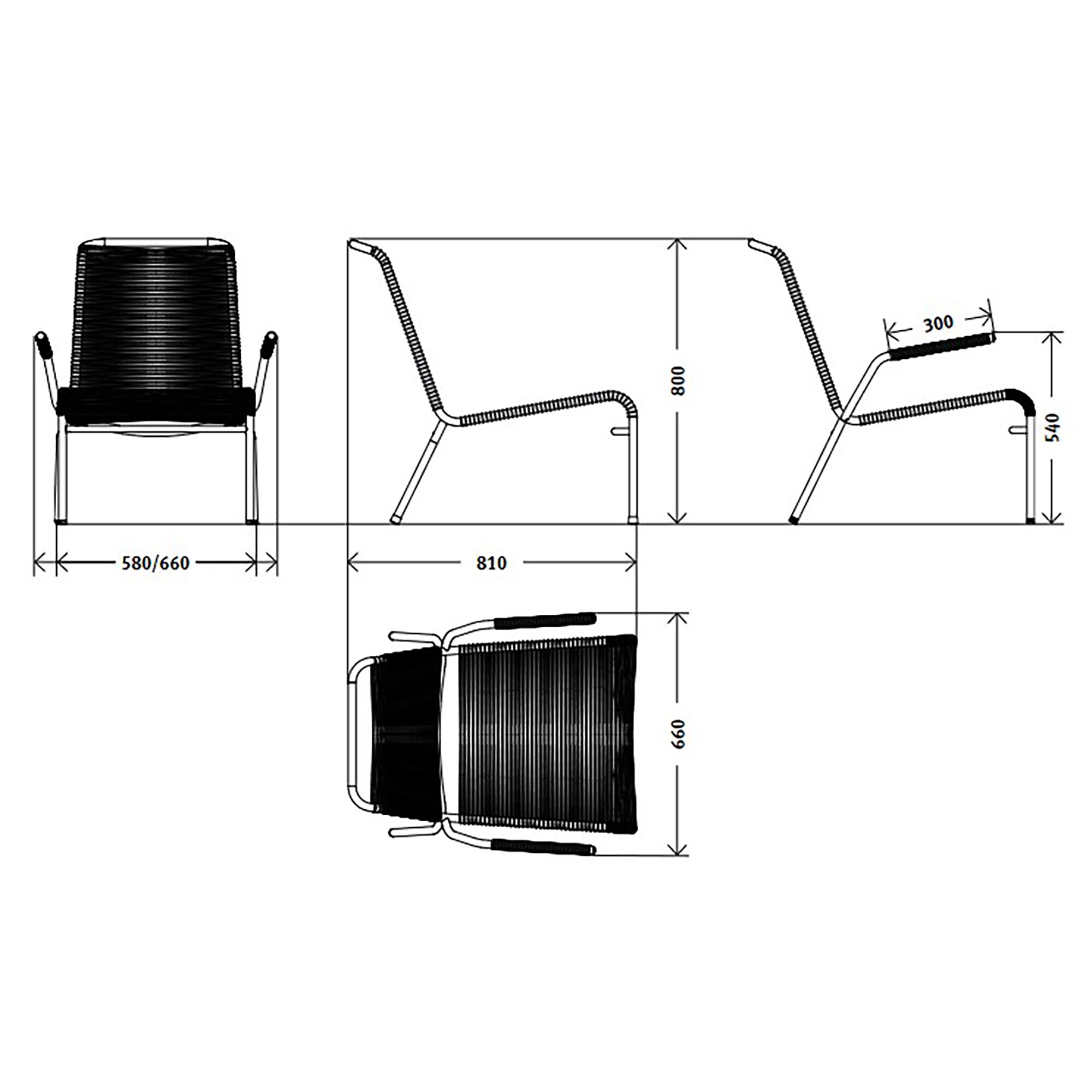 Altorfer Model 1139 Lounge Garden Chair