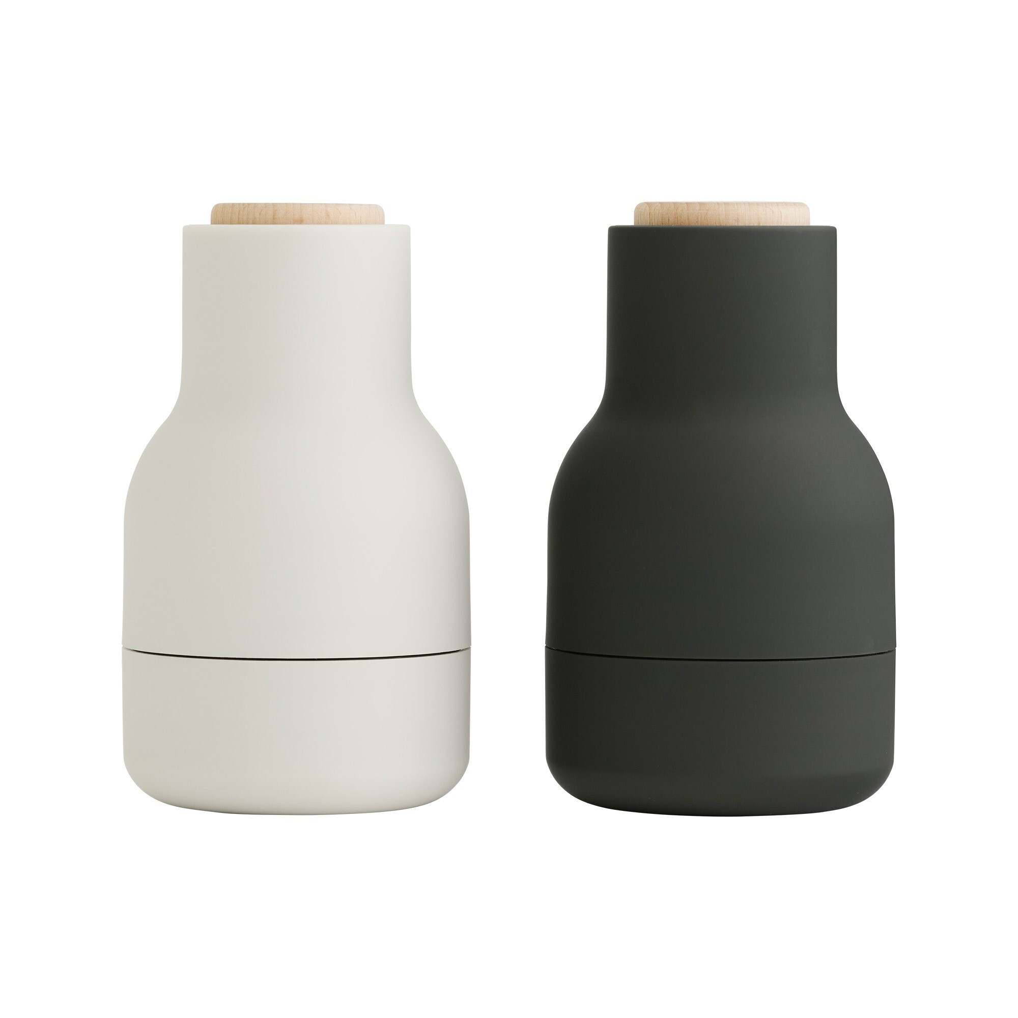 Bottle Grinder Small Set of 2 With Beech Lid