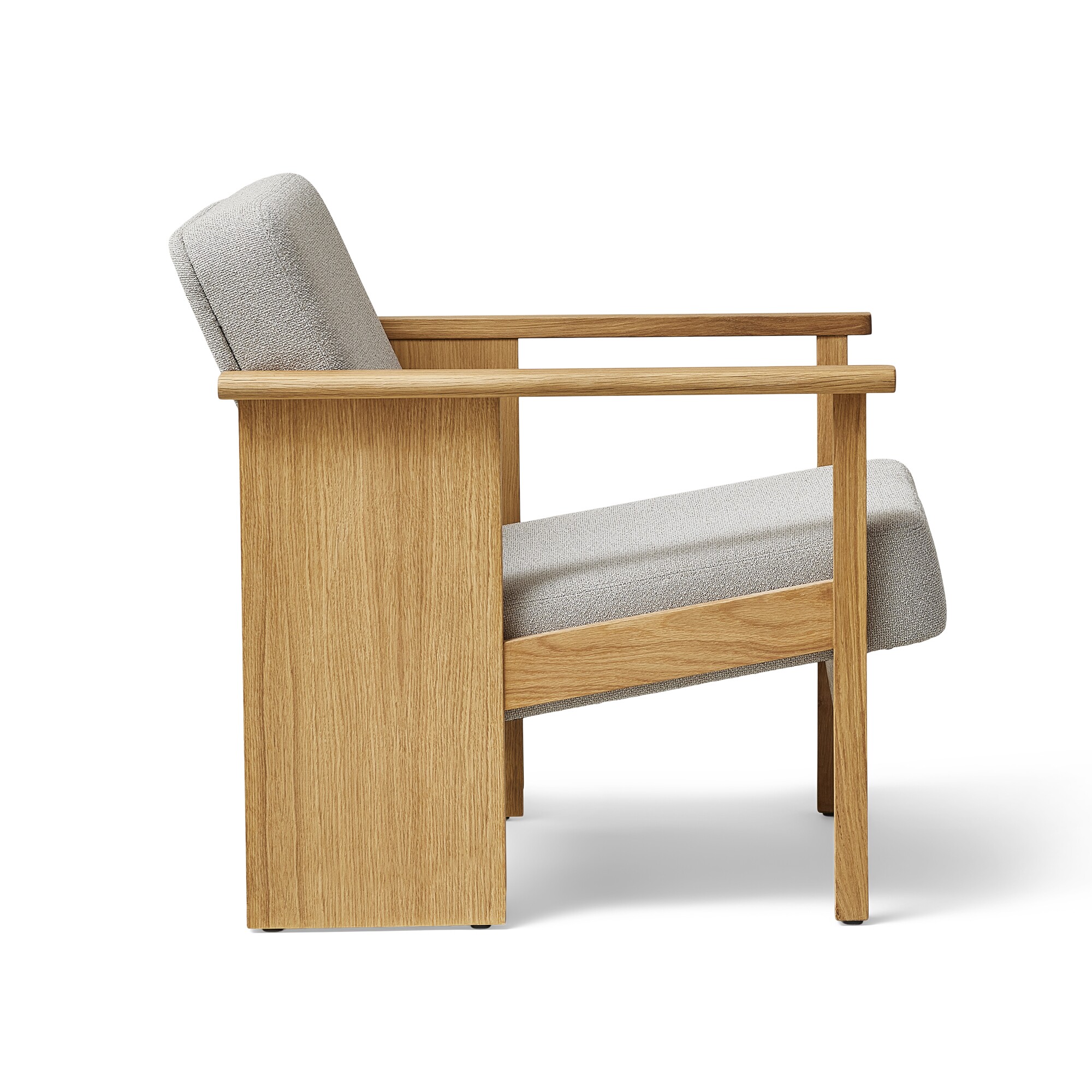 Block Lounge Chair Oak Oiled