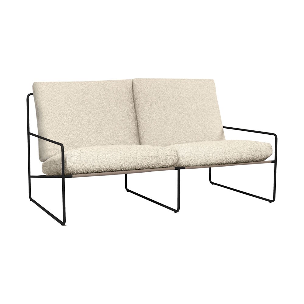 Desert Outdoor Sofa 2 Seater Fabric Bouclé