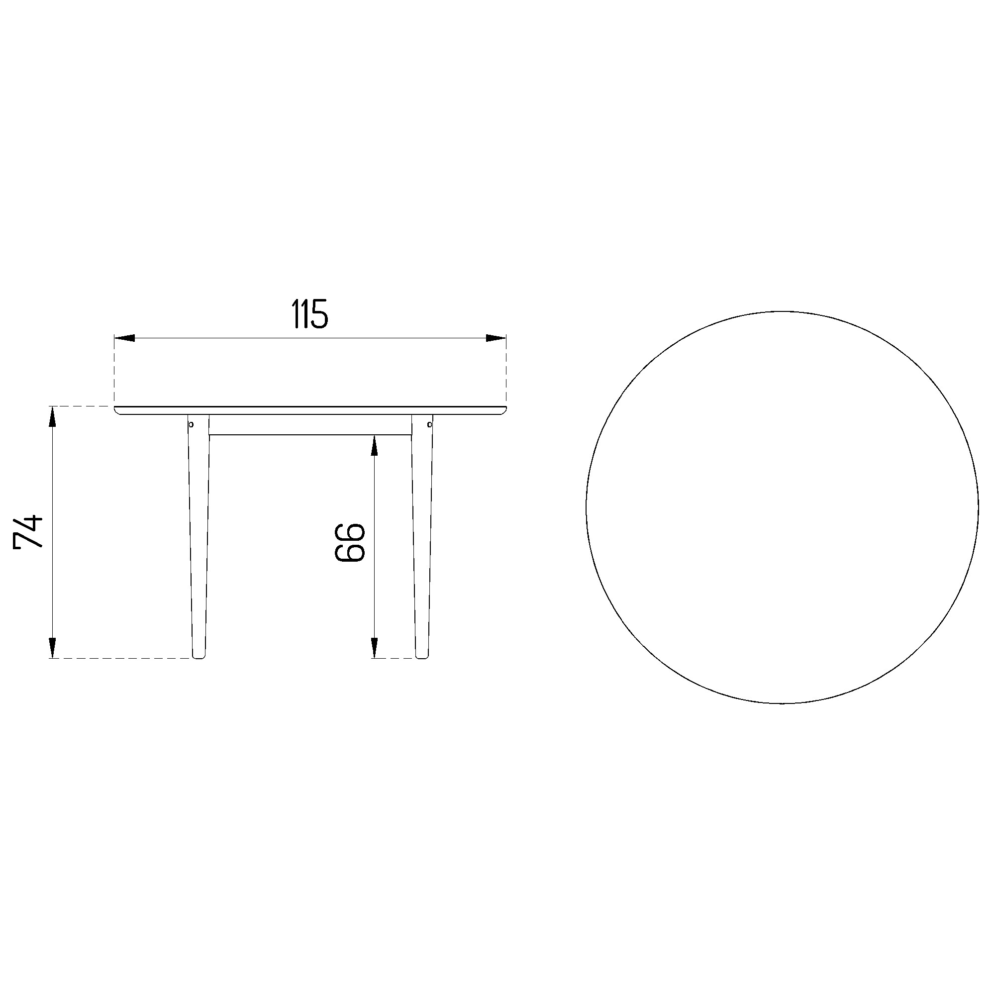 C62 Bjørk Dining Table