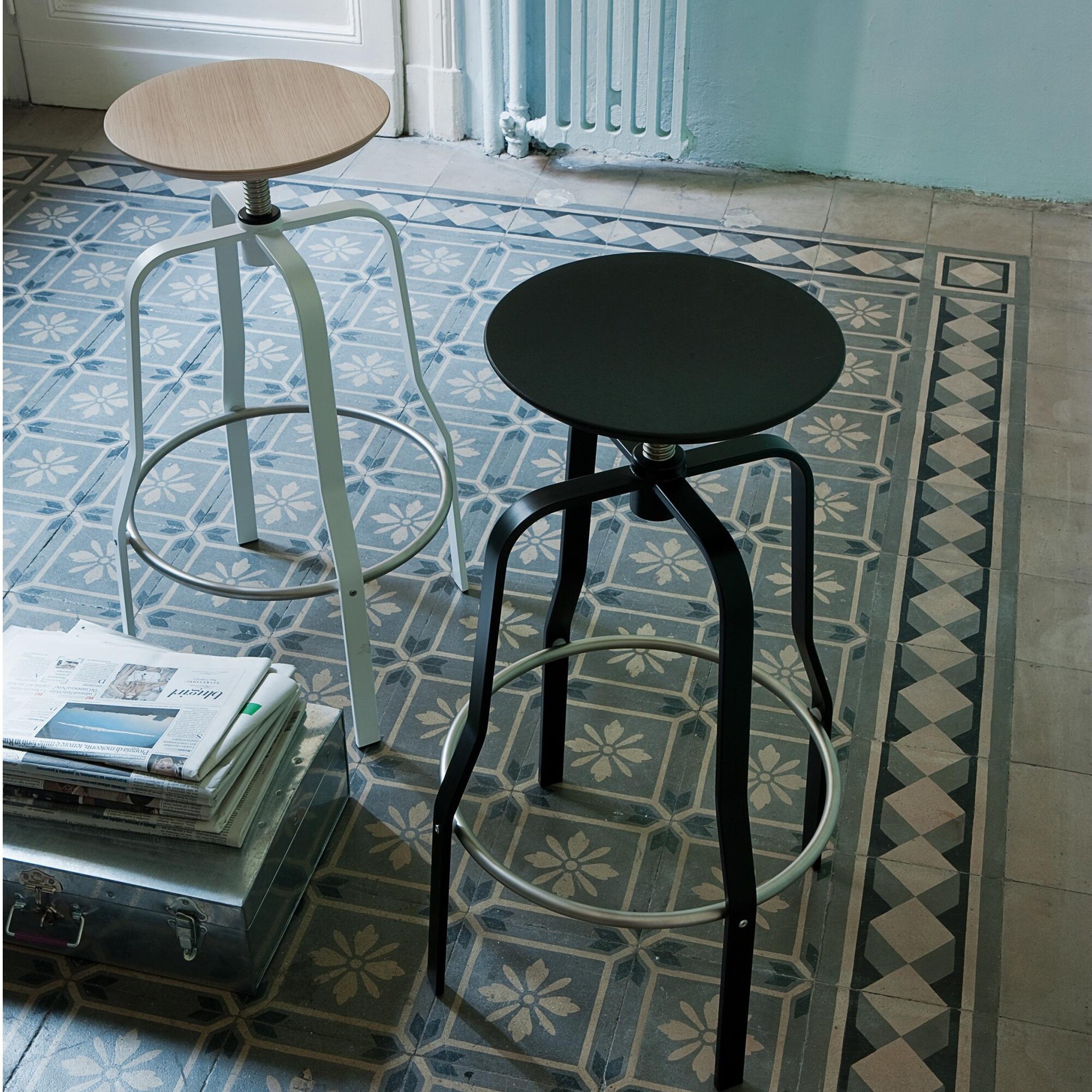 Giro S106 Stool Seat Stainless Steel 66-76cm