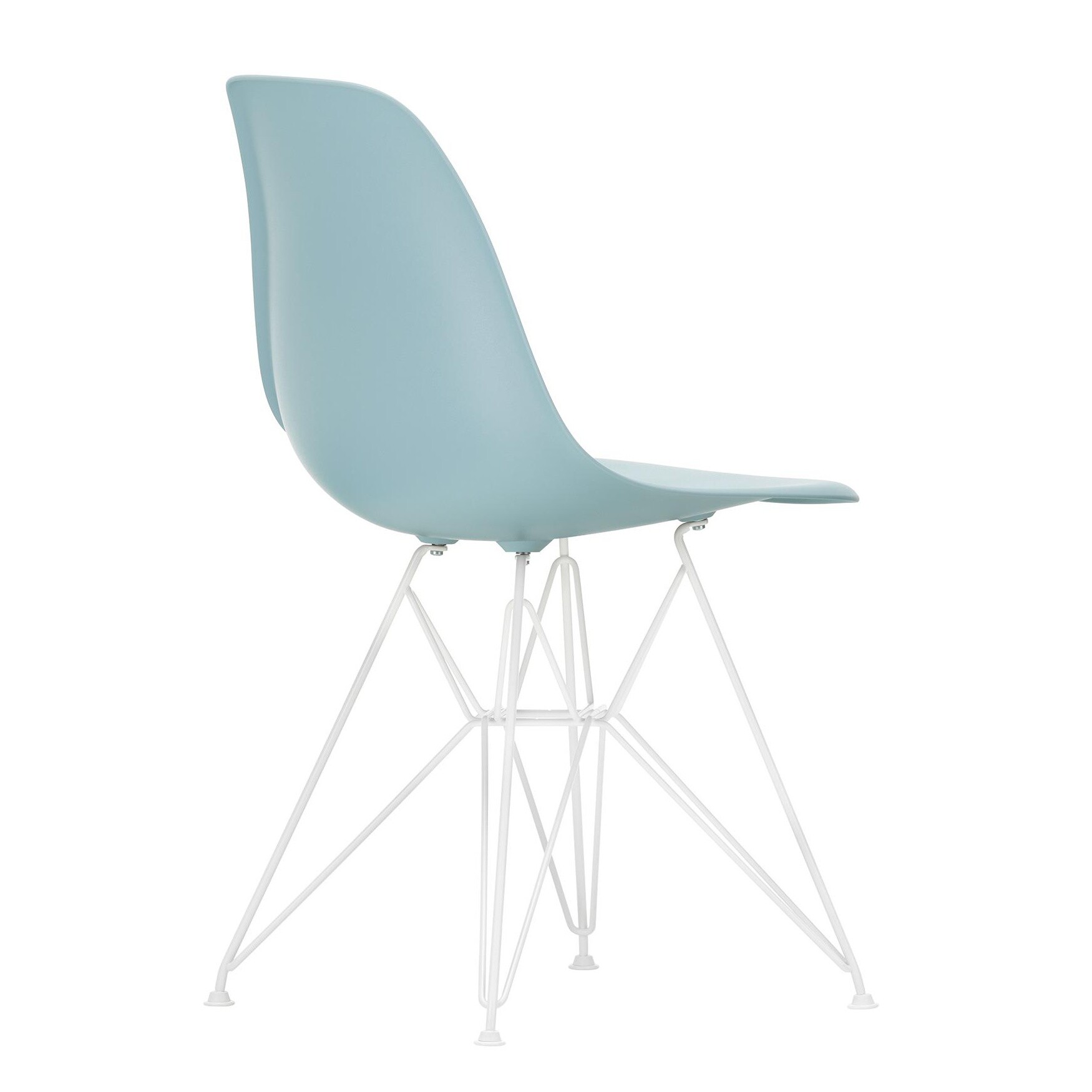 Eames Plastic Side Chair DSR RE White Base