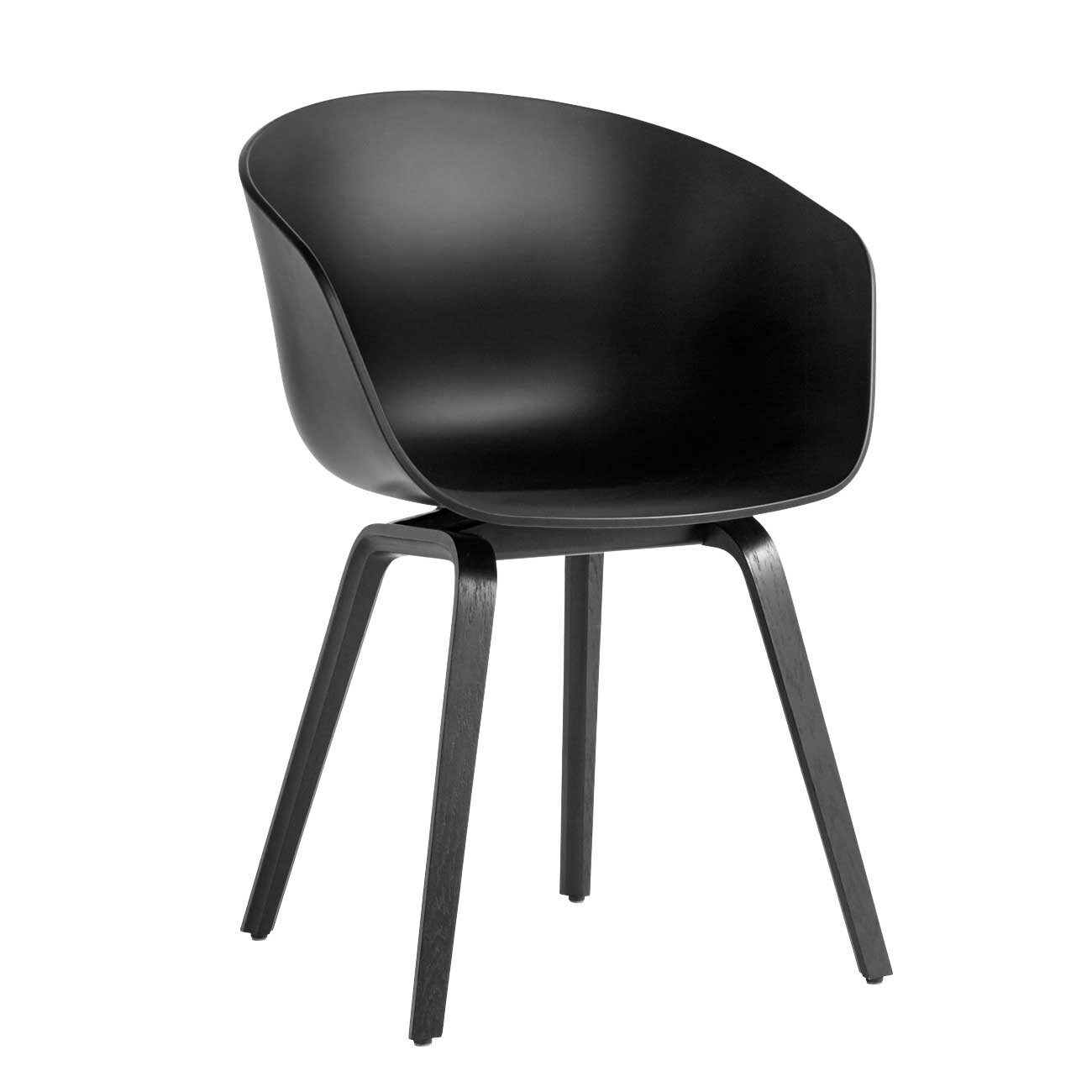 About a Chair AAC 22 2.0 Armchair Black Lacquered Oak
