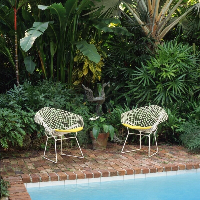 Bertoia Diamond Easy Chair With Seat Cushion