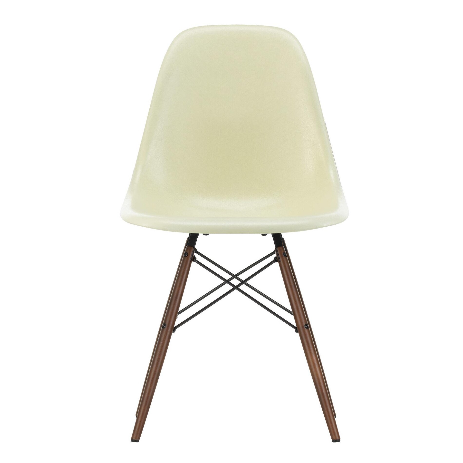 Eames Fiberglass Side Chair DSW Dark Maple