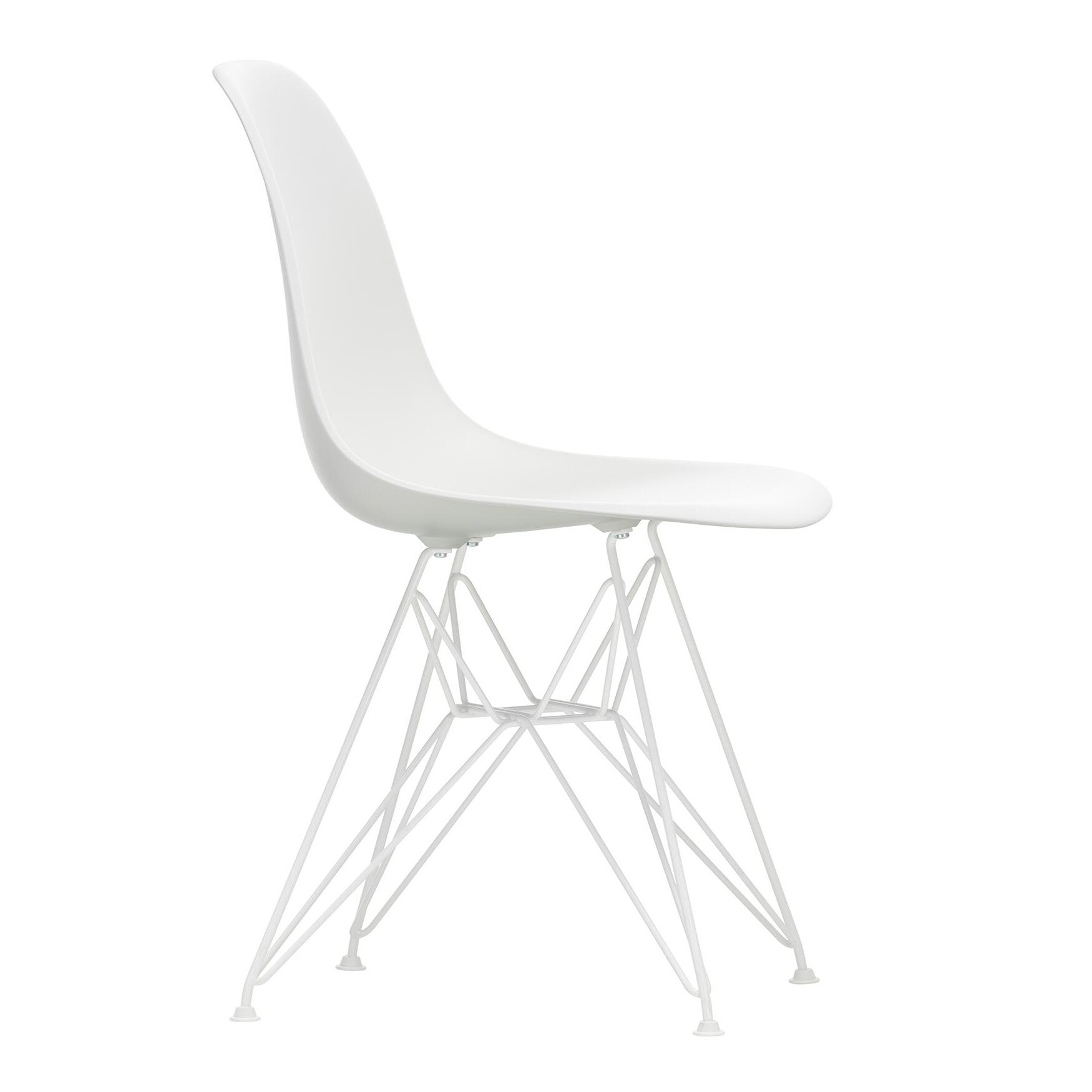 Eames Plastic Side Chair DSR White Base