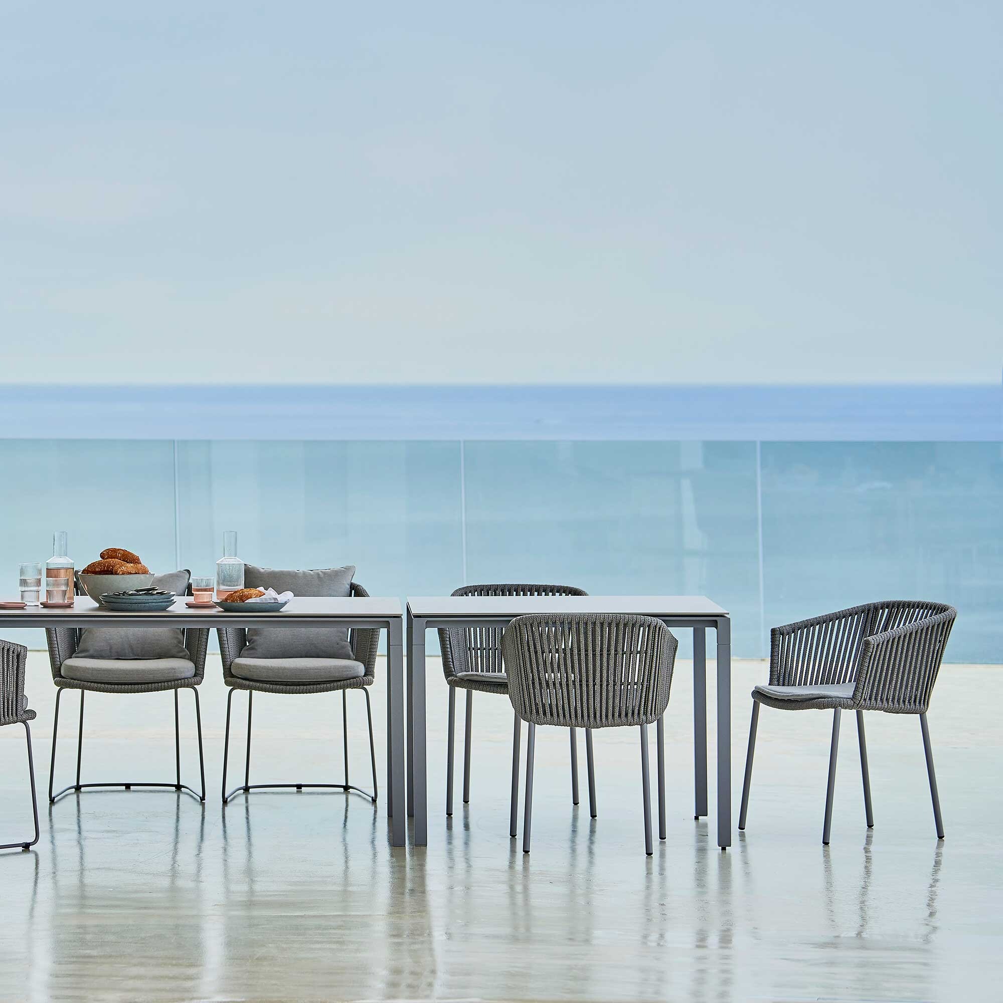 Moments Outdoor Armchair with Skids