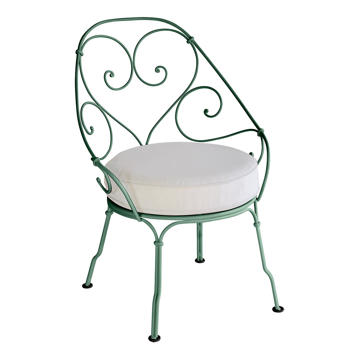 1900 Cabriolet Garden Armchair with Cushion