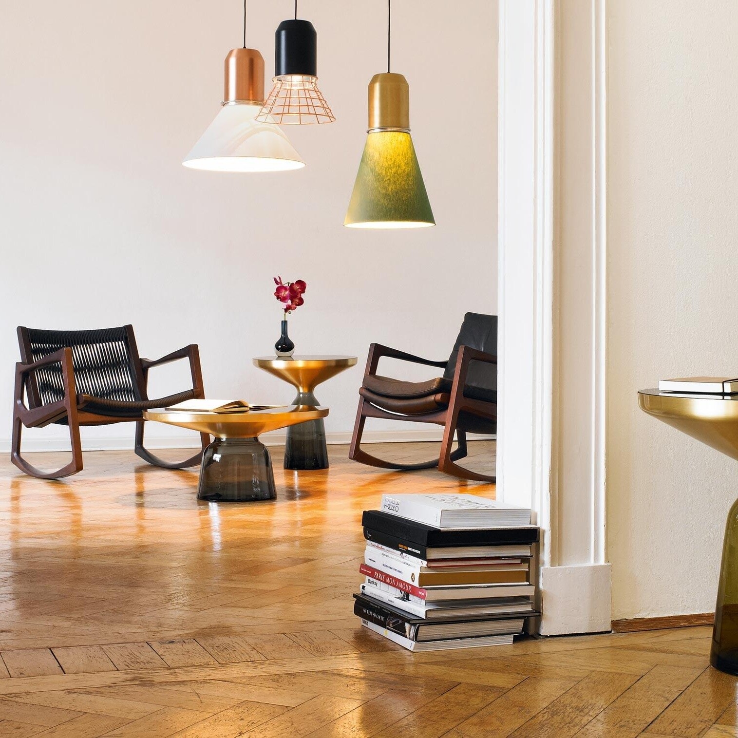 Bell Coffee Table Brass