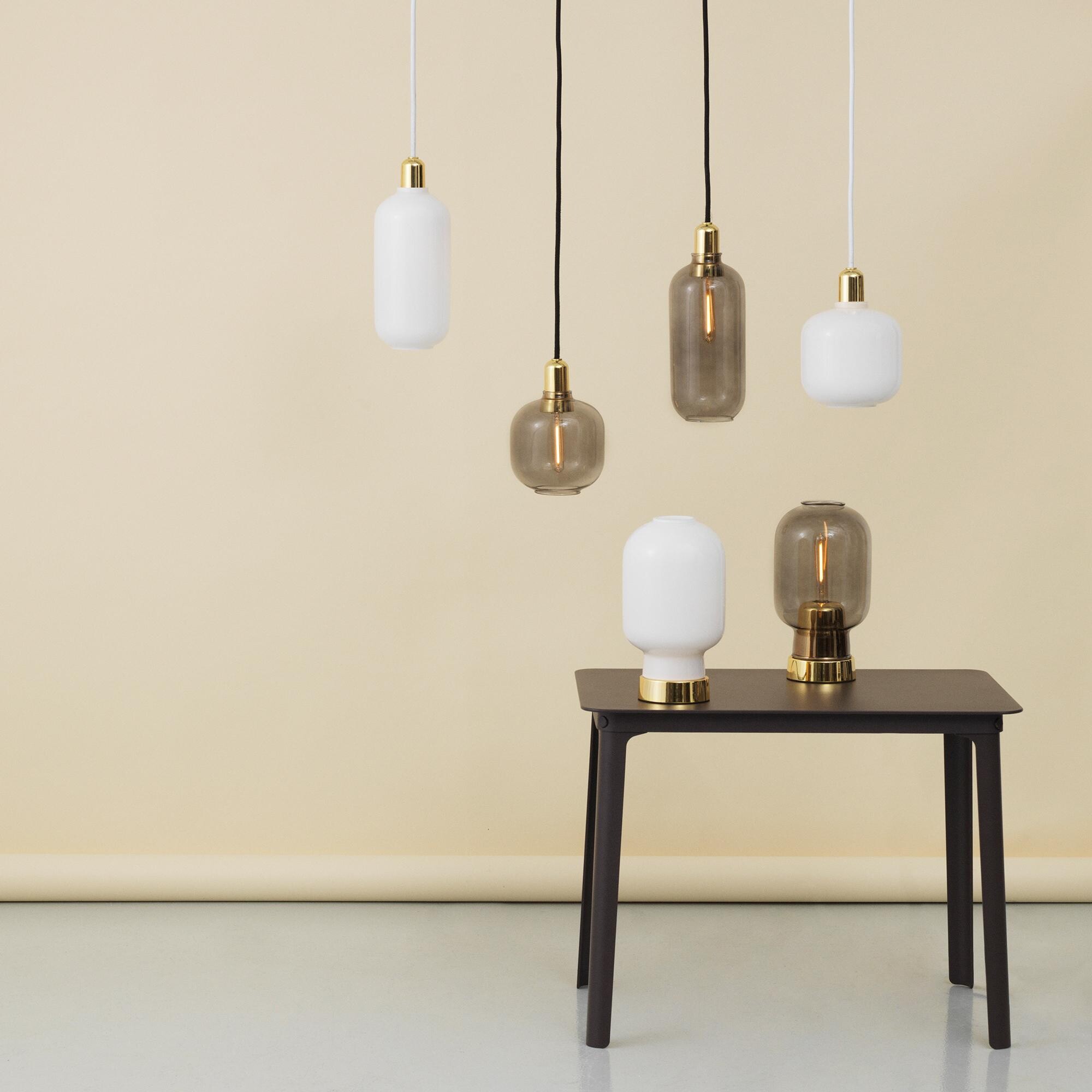Amp Suspension Lamp Brass