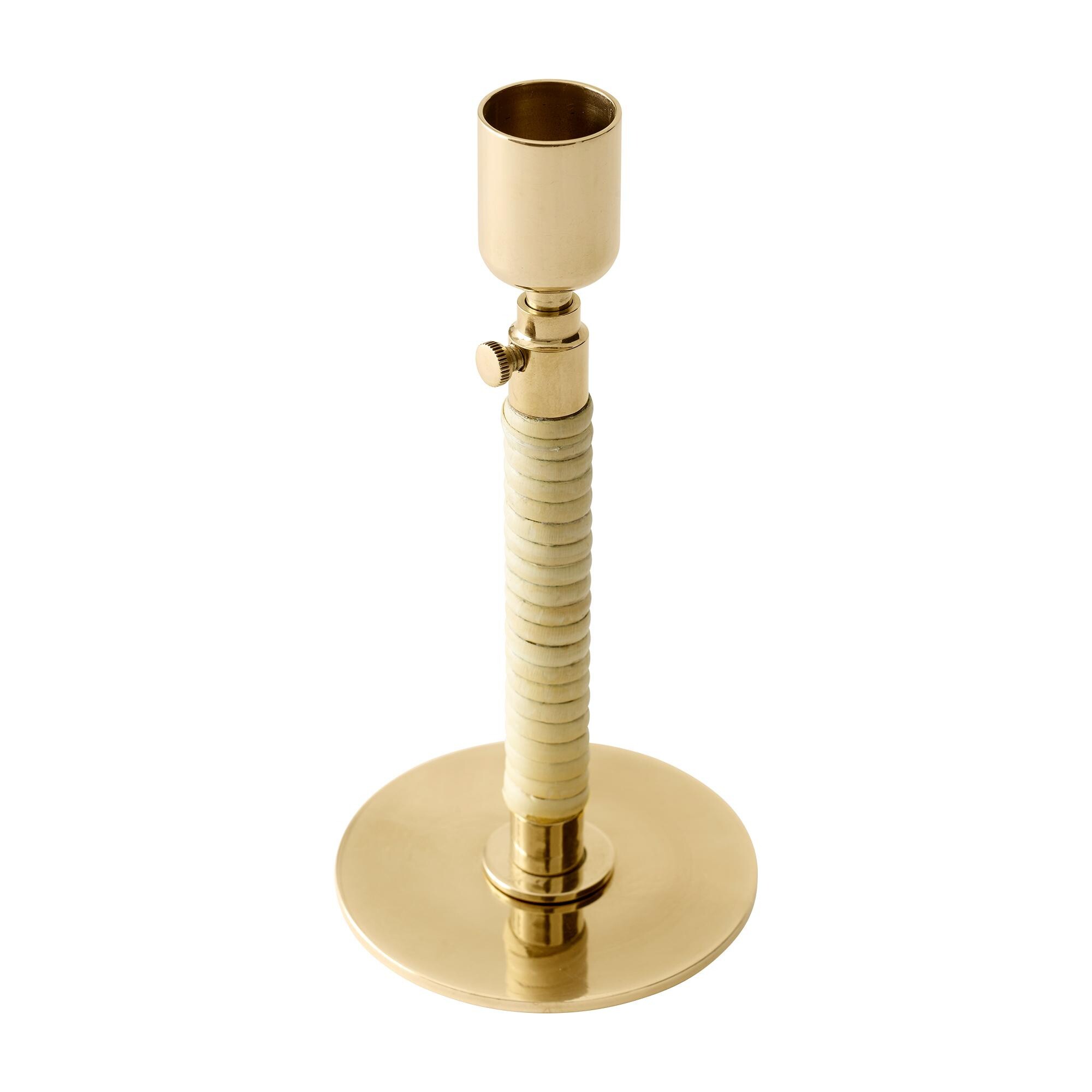 Duca Candle Holder Brass