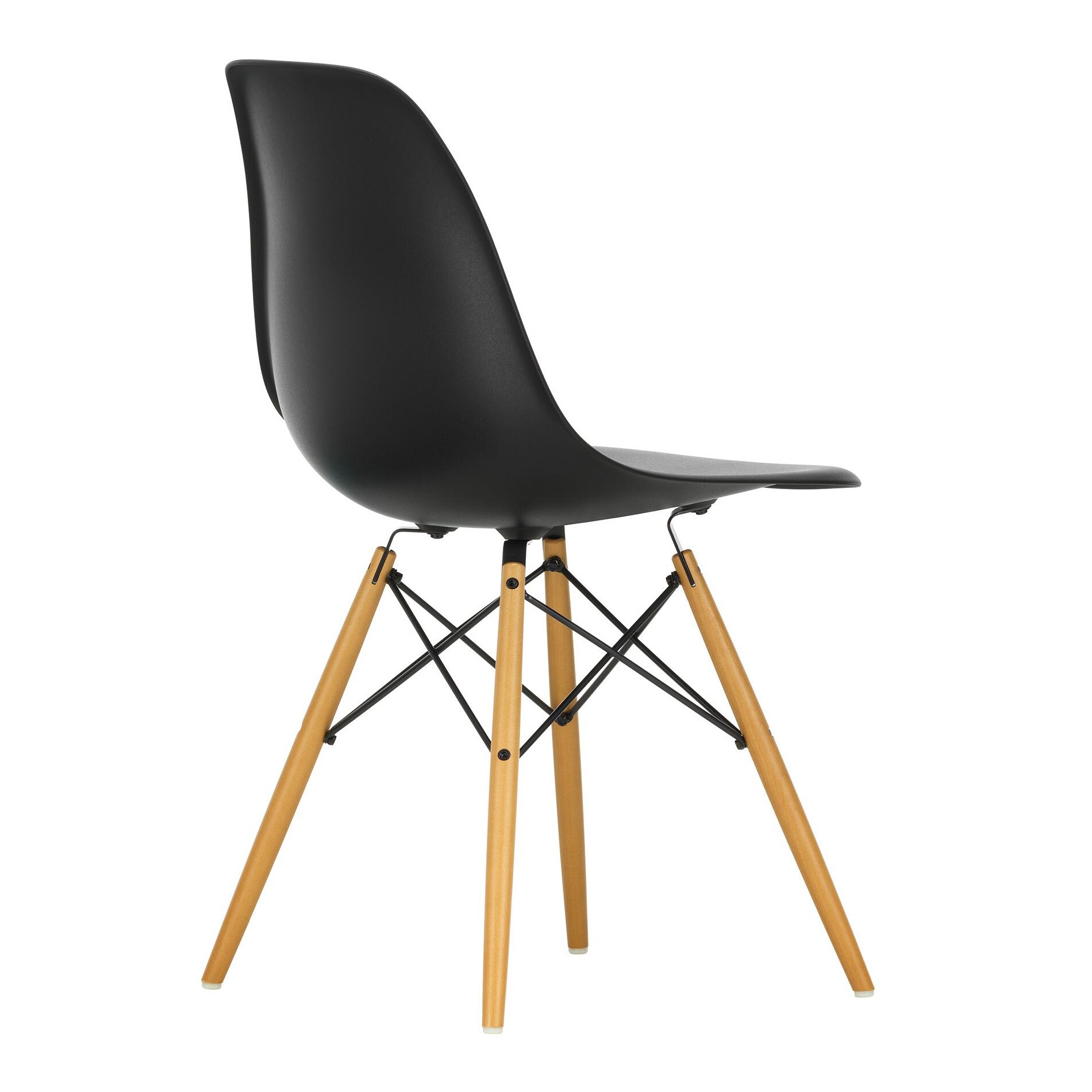 Eames Plastic Side Chair DSW RE Golden Maple