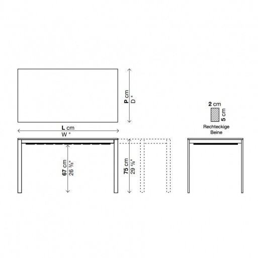 be-Easy Dining Table extendable