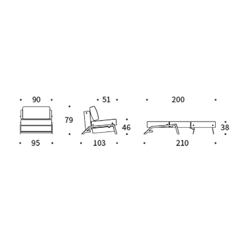 Cubed 90 Easy Chair Chrome