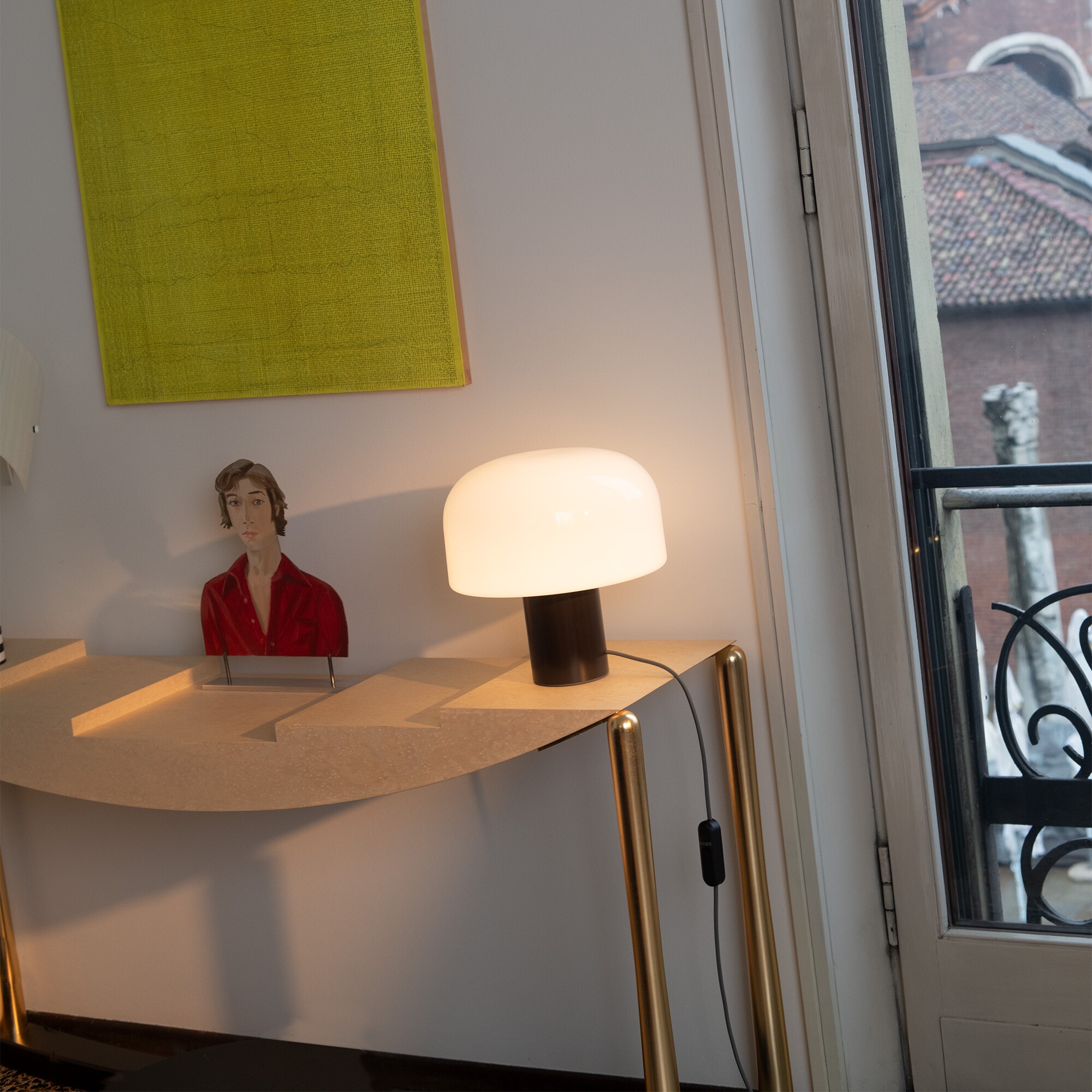 Bellhop Glass Table Lamp