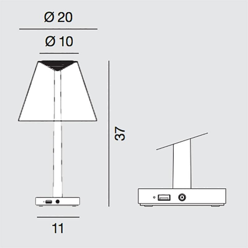 Dina+ LED Table Lamp With Battery