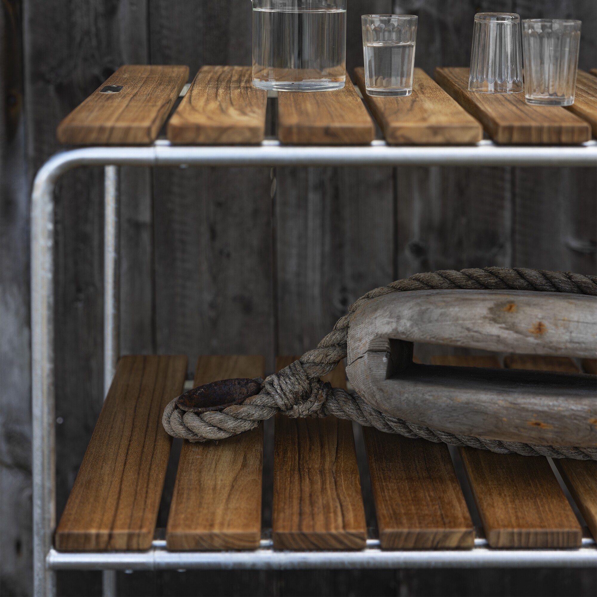 L105 Garden Side Table Teak