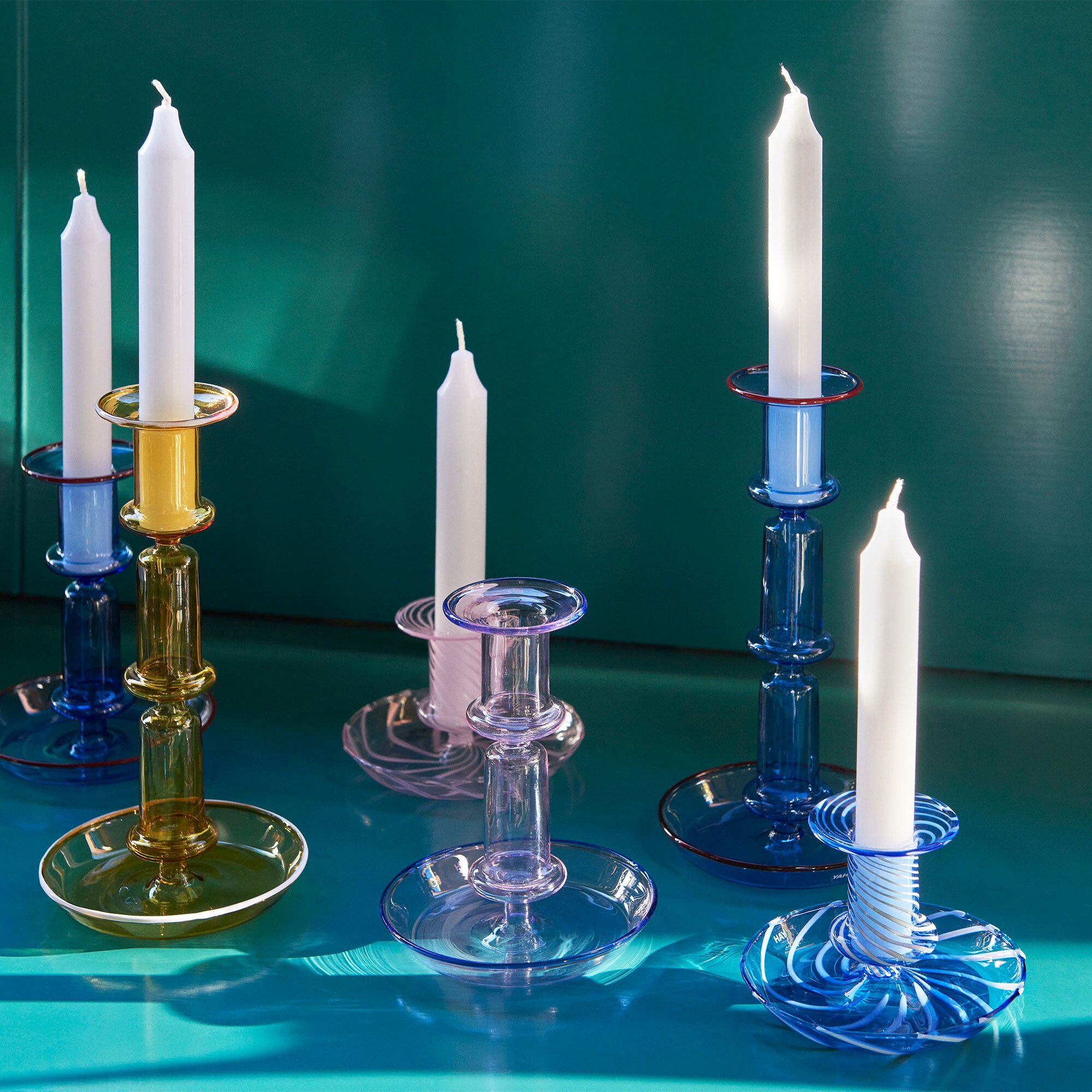 Flare Stripe Candle Holder