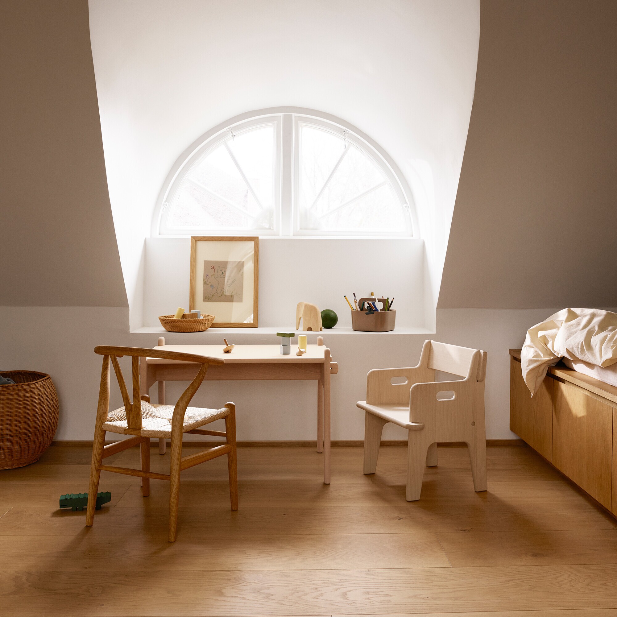 Limited Edition CH24 Wishbone Children's Chair