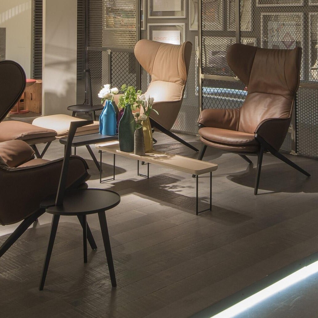 P22 Patrick Norguet Wingback Chair