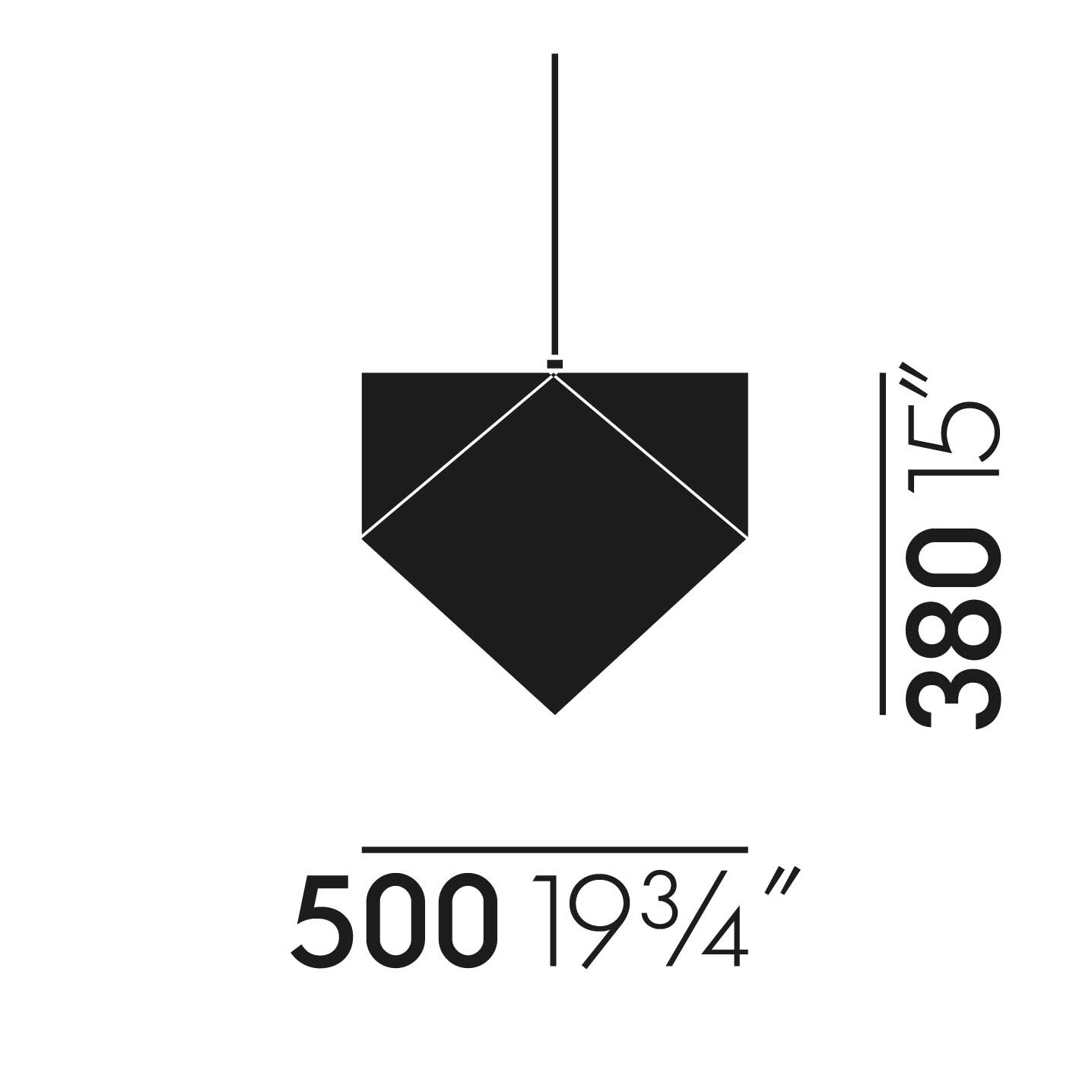 Akari YP1 Suspension Lamp