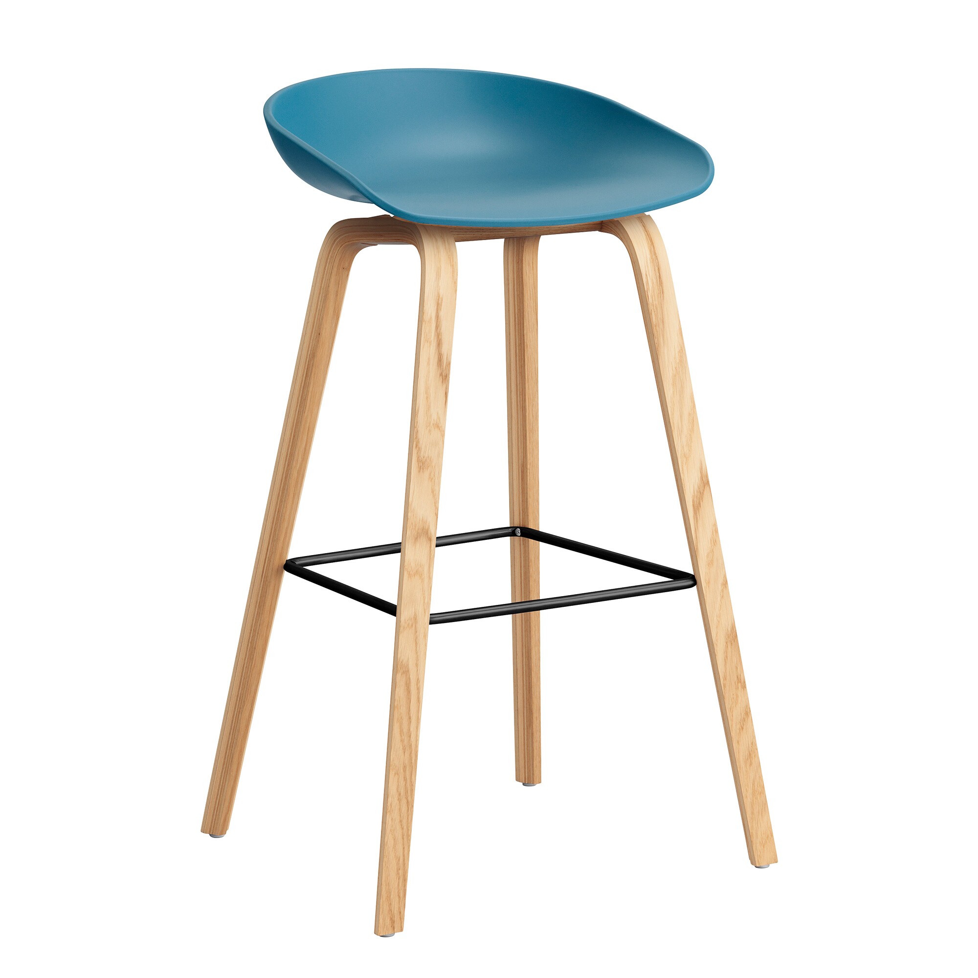 About A Stool AAS 32 2.0 Bar Stool High Lacquered Oak