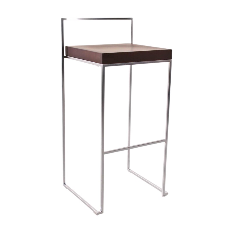 Cubo S62 Bar Stool Seat Solid Wood H65cm