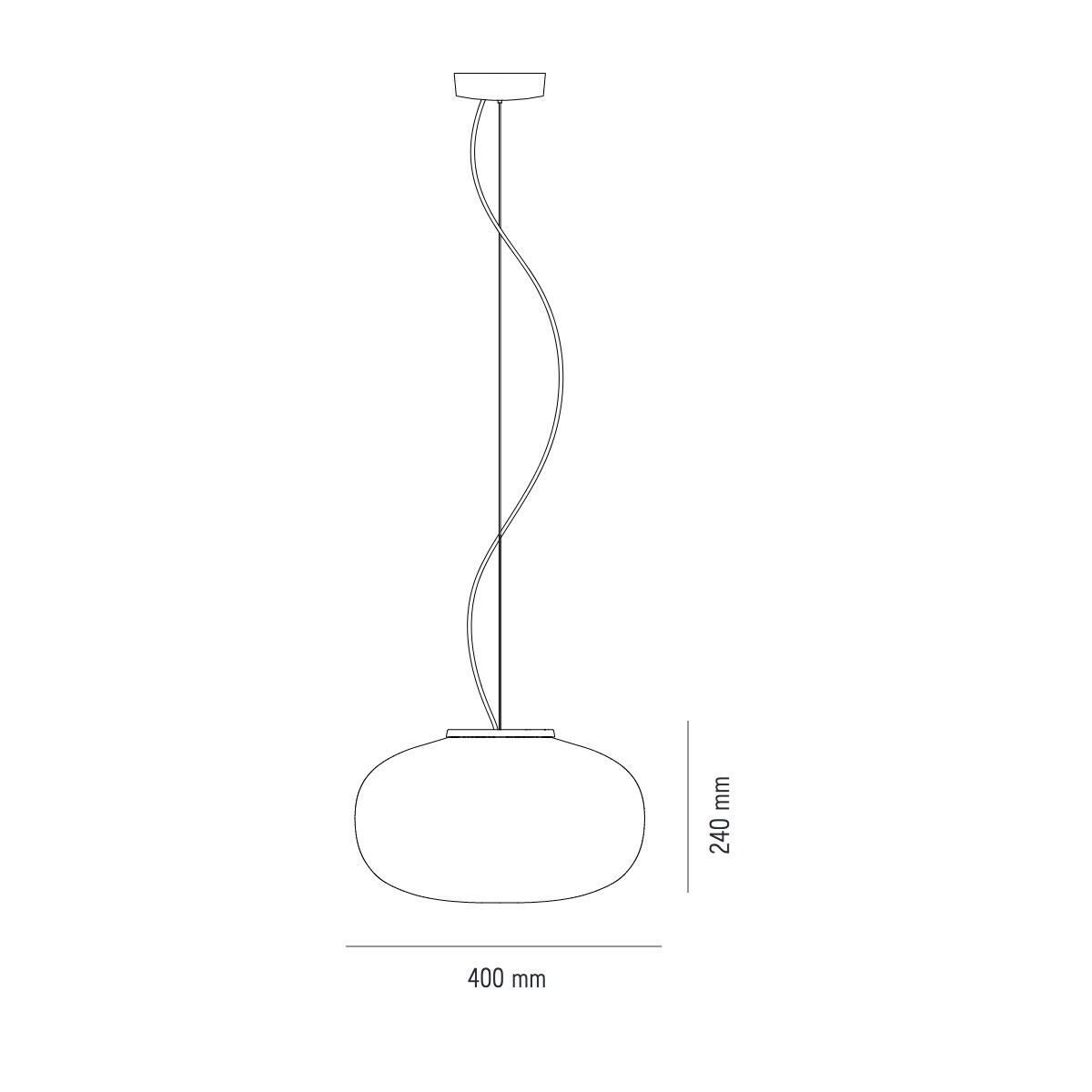 Karl-Johan LED Suspension Lamp Ø40cm