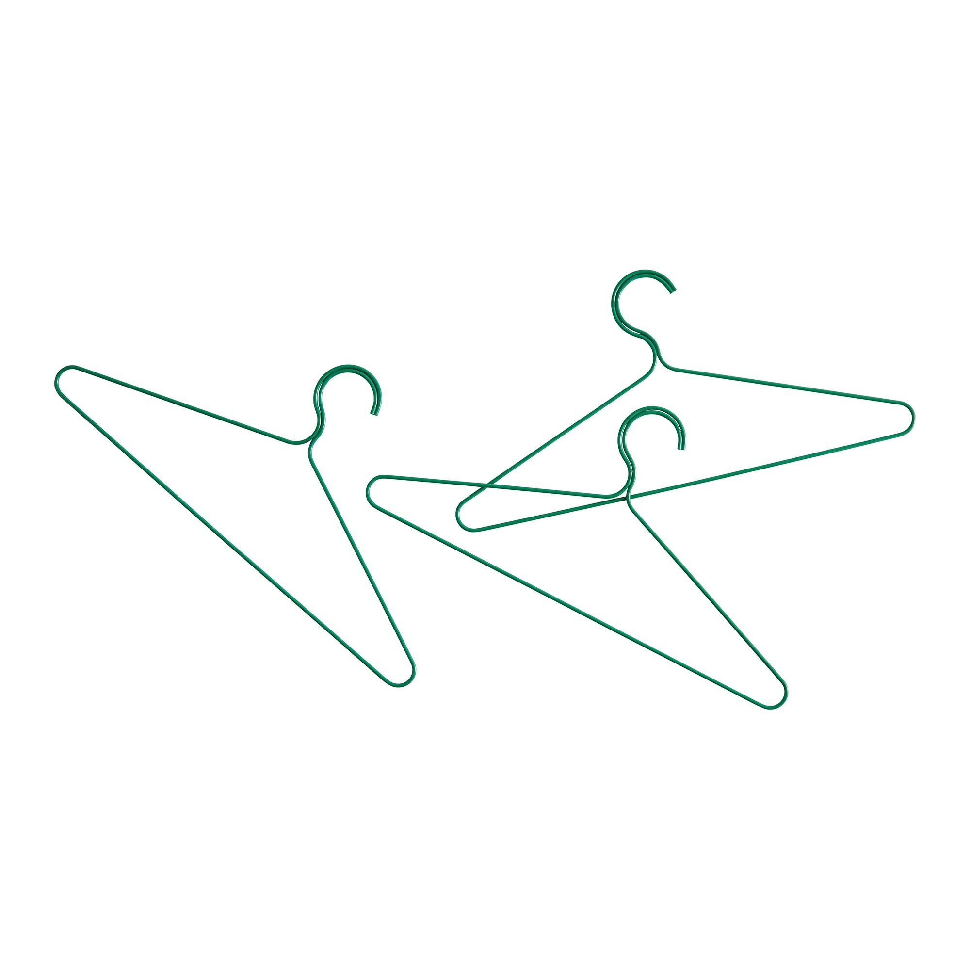 Colour Coat Hanger Set of 3