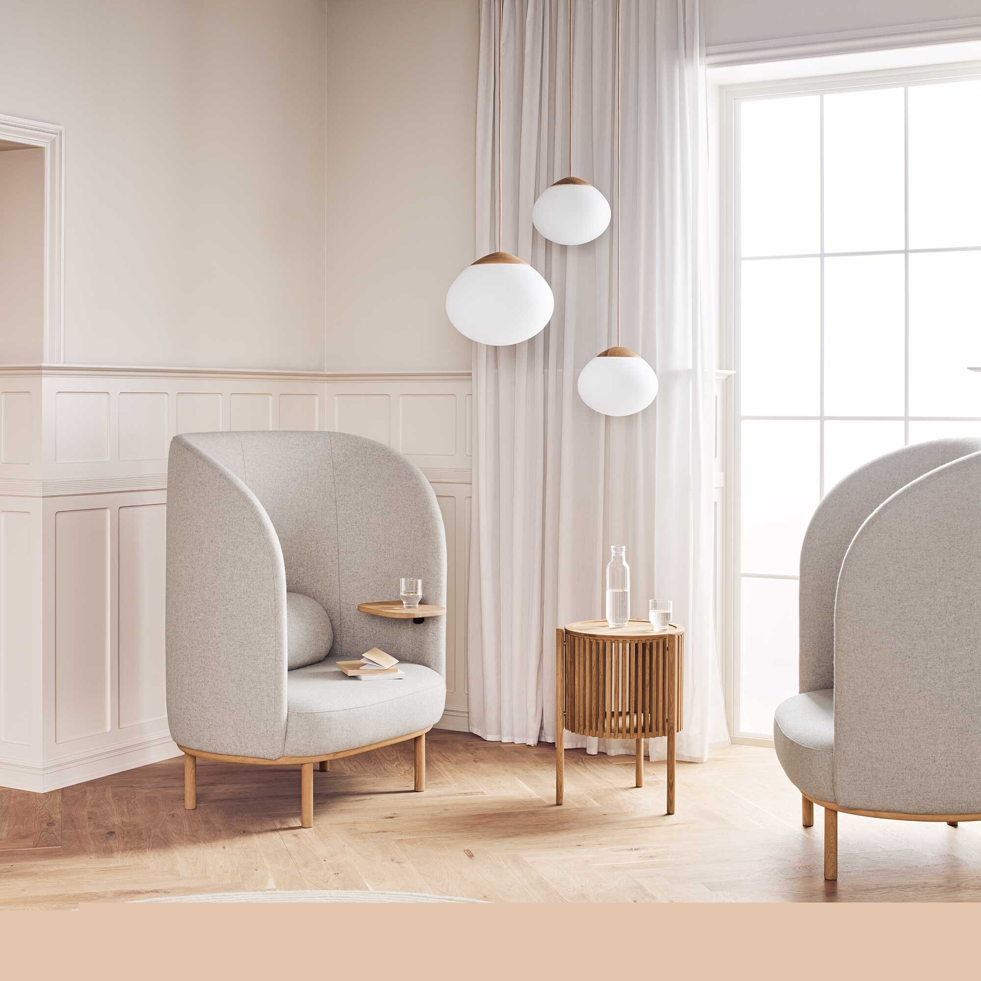 Acorn Suspension Lamp Glass Ø 32cm