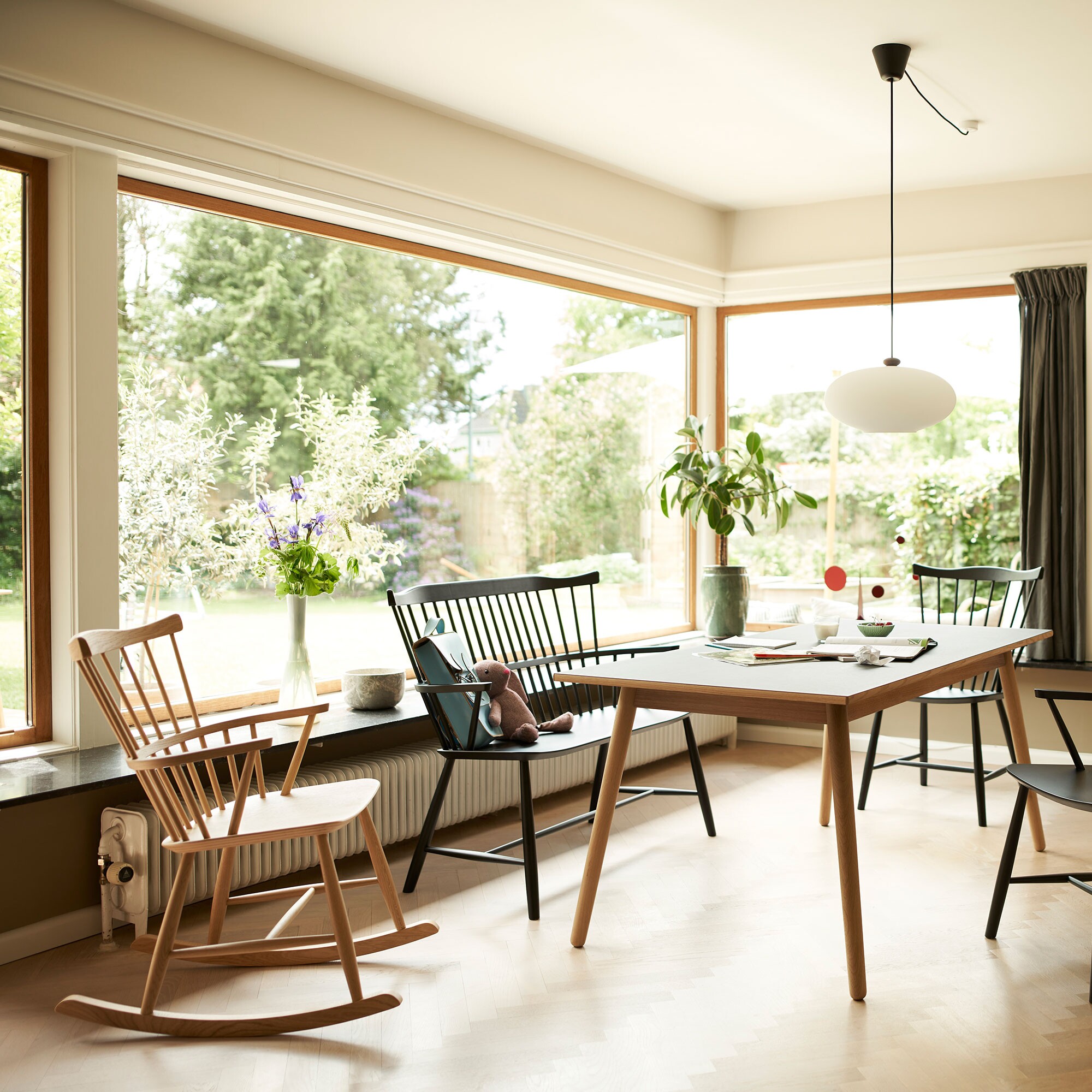 J52G Rocking Chair with Armrests