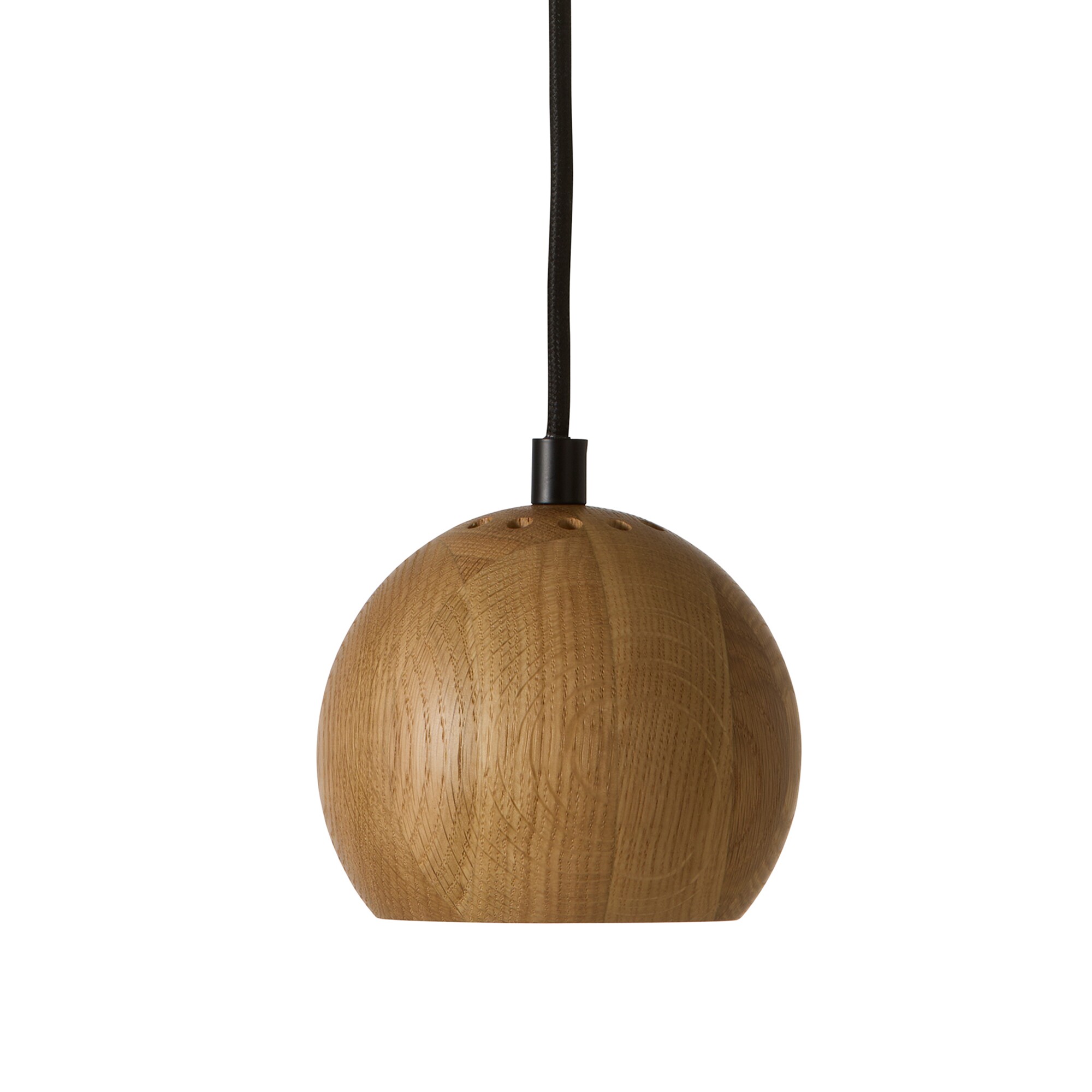Ball Suspension Lamp Wood Ø12cm