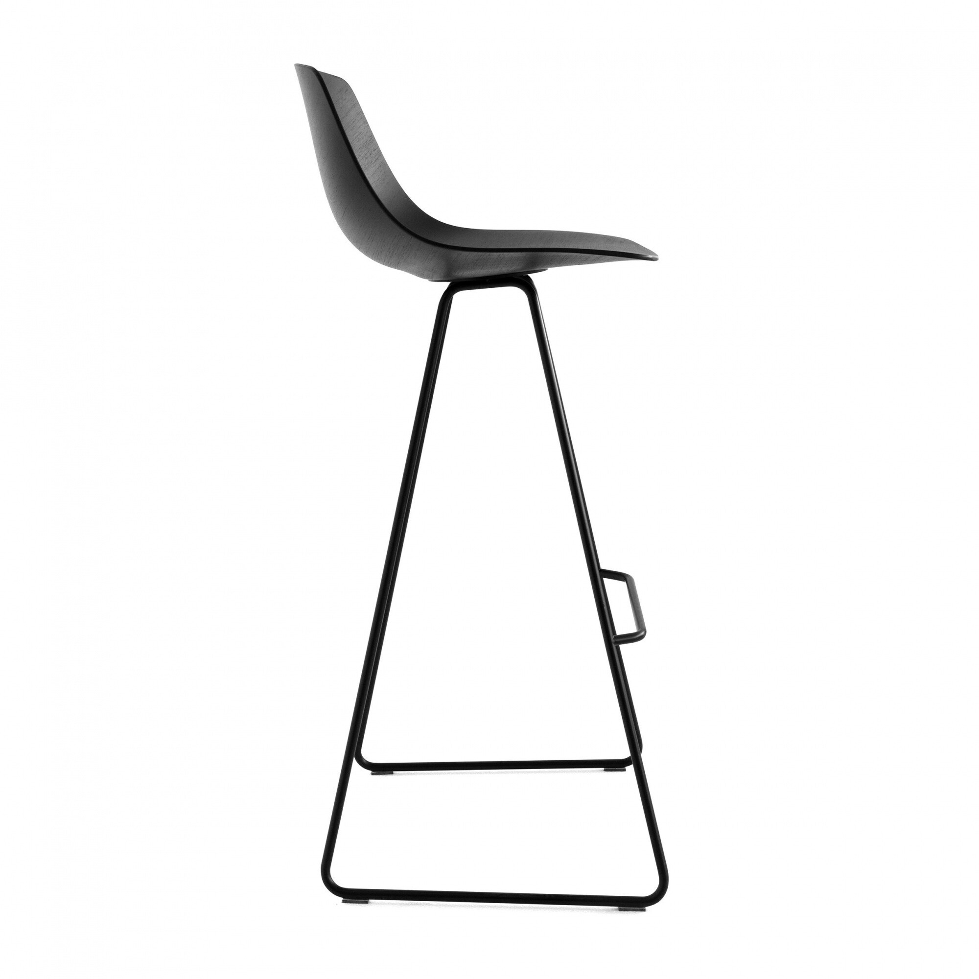 Miunn Bar Stool Skid Frame Black H75