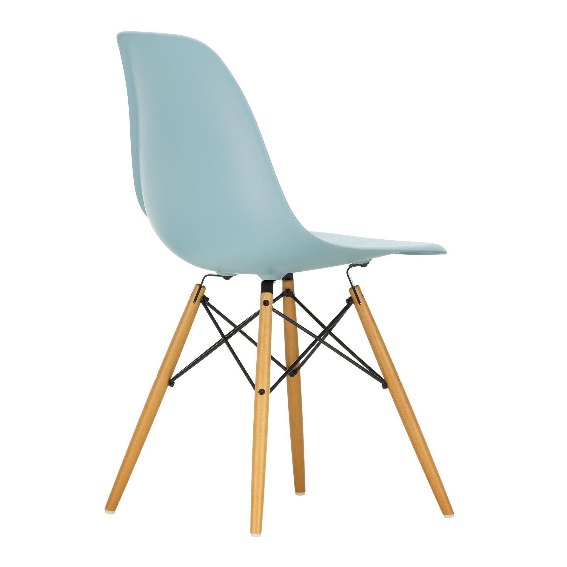 Eames Plastic Side Chair DSW RE Golden Maple