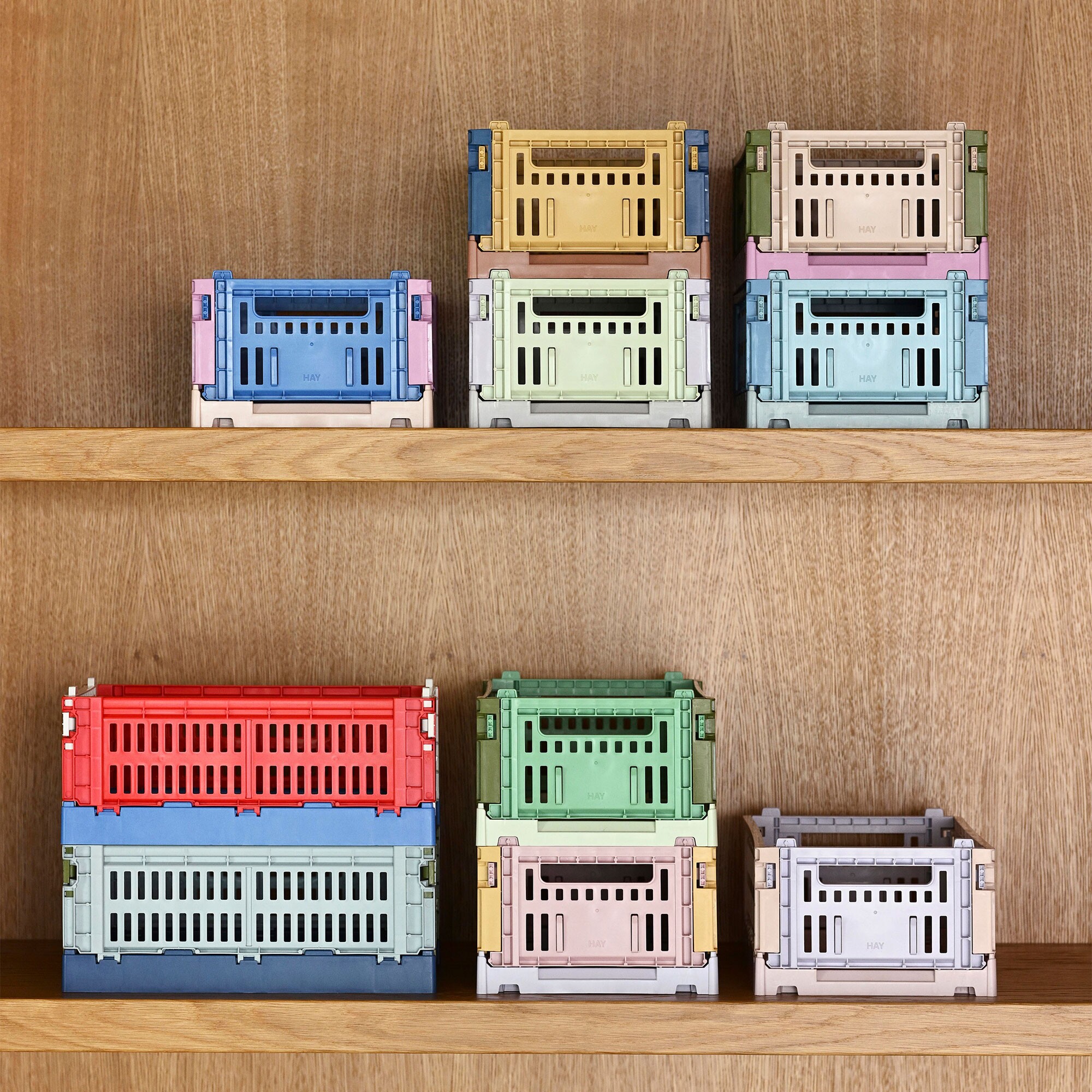 Colour Crate Mix Recycled S Set of 2