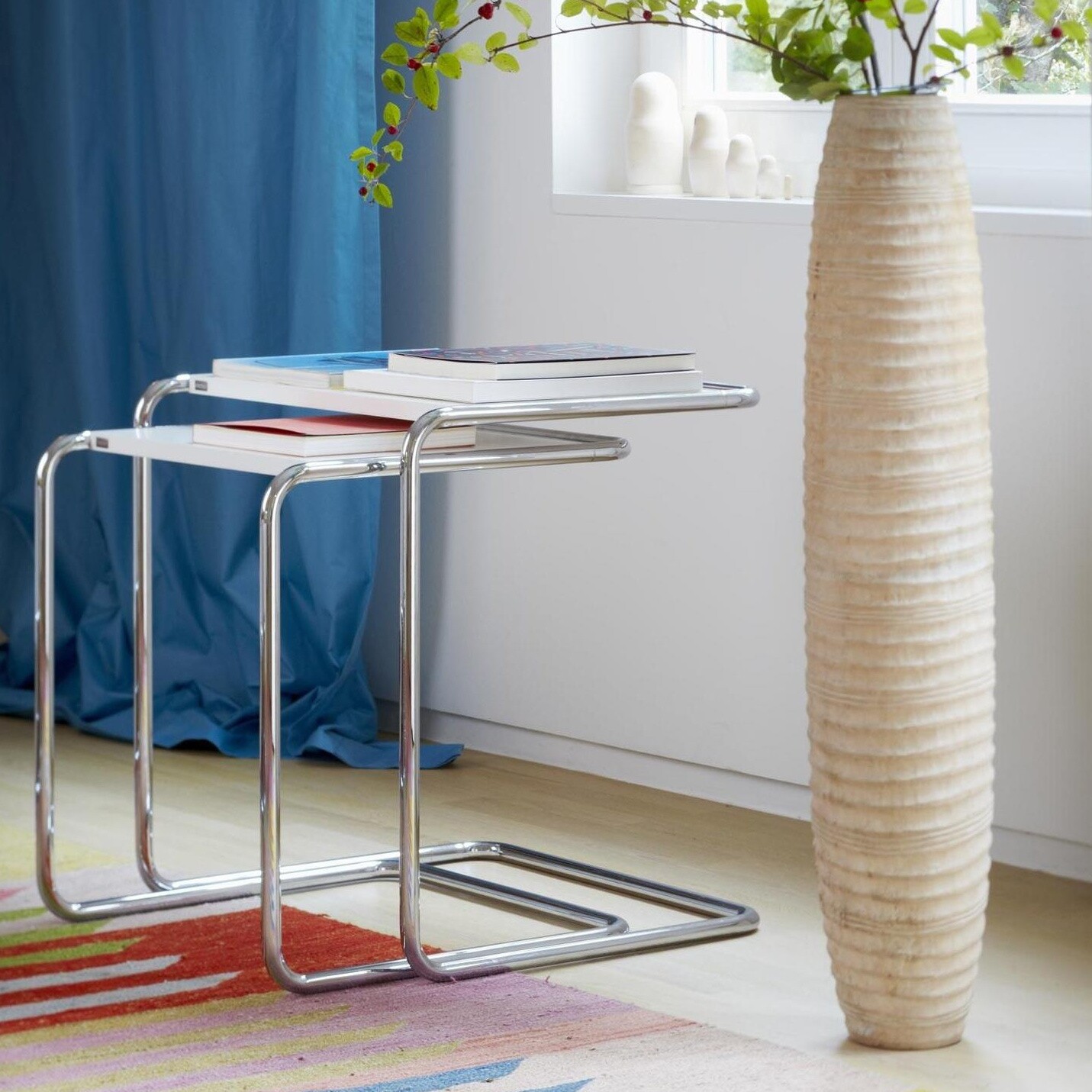 B 97 Side Table Set of 2 Glass