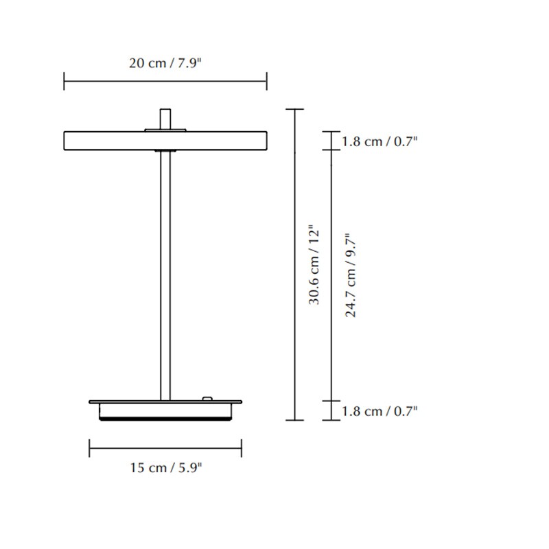 Asteria Move LED Table Lamp V2 with Battery
