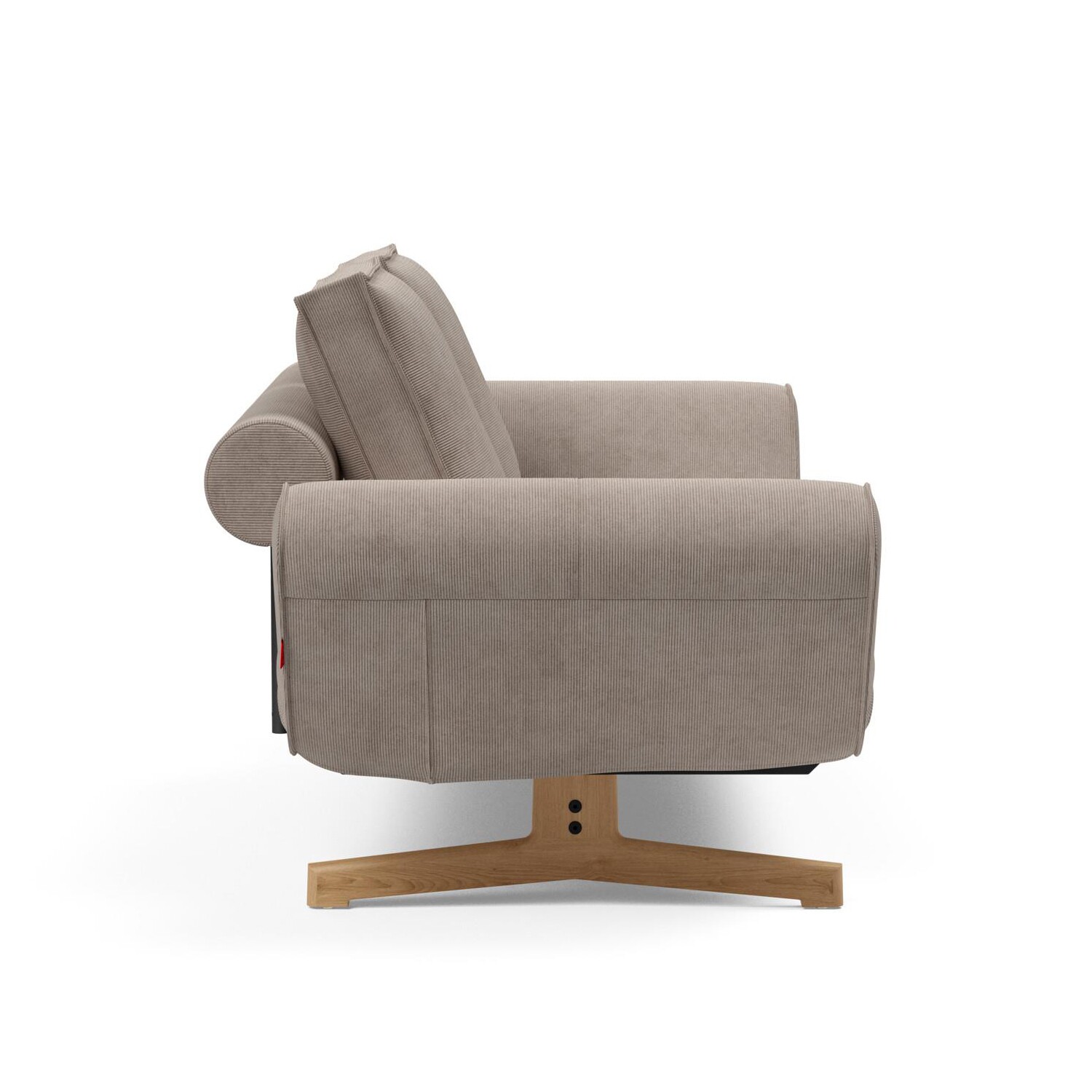 Ghia Wood Sofa Bed Corduroy 210x93cm