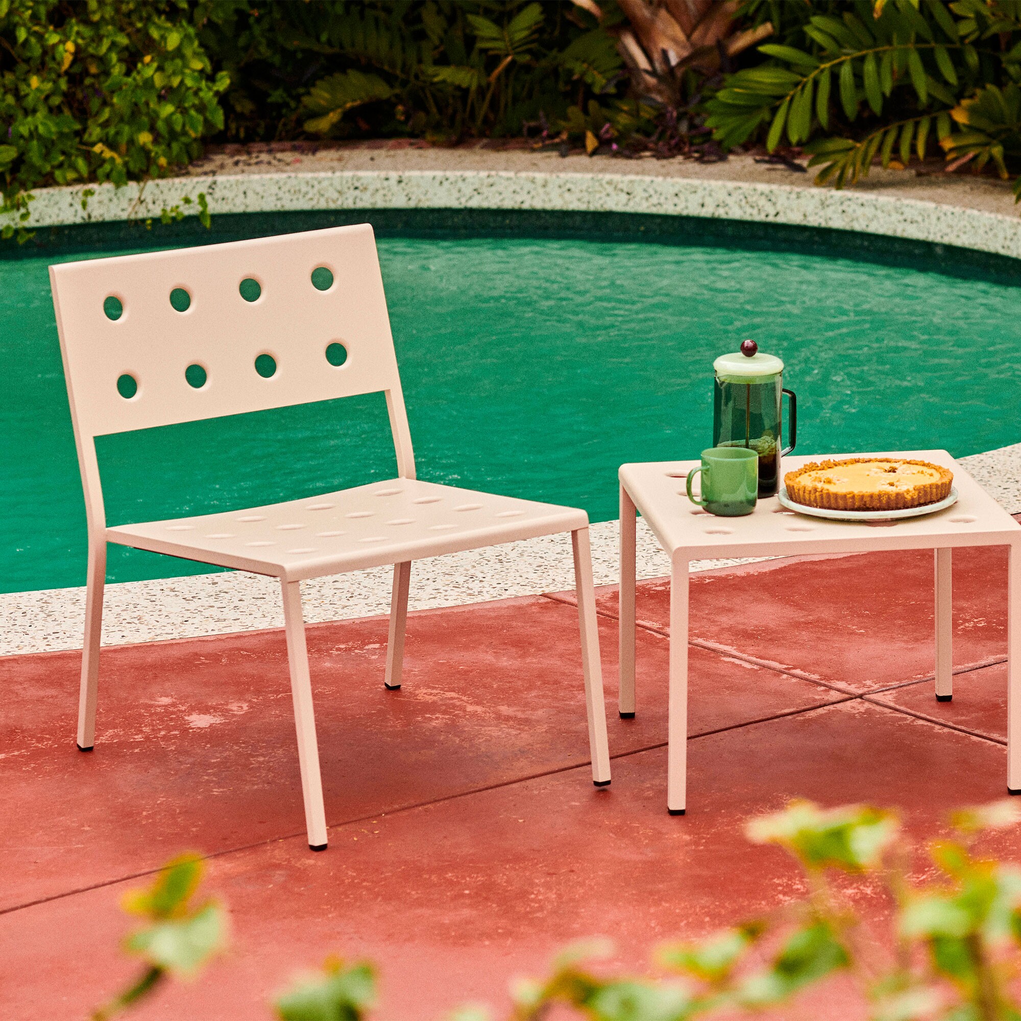 Balcony Outdoor Side Table 50x51.5x38.5cm