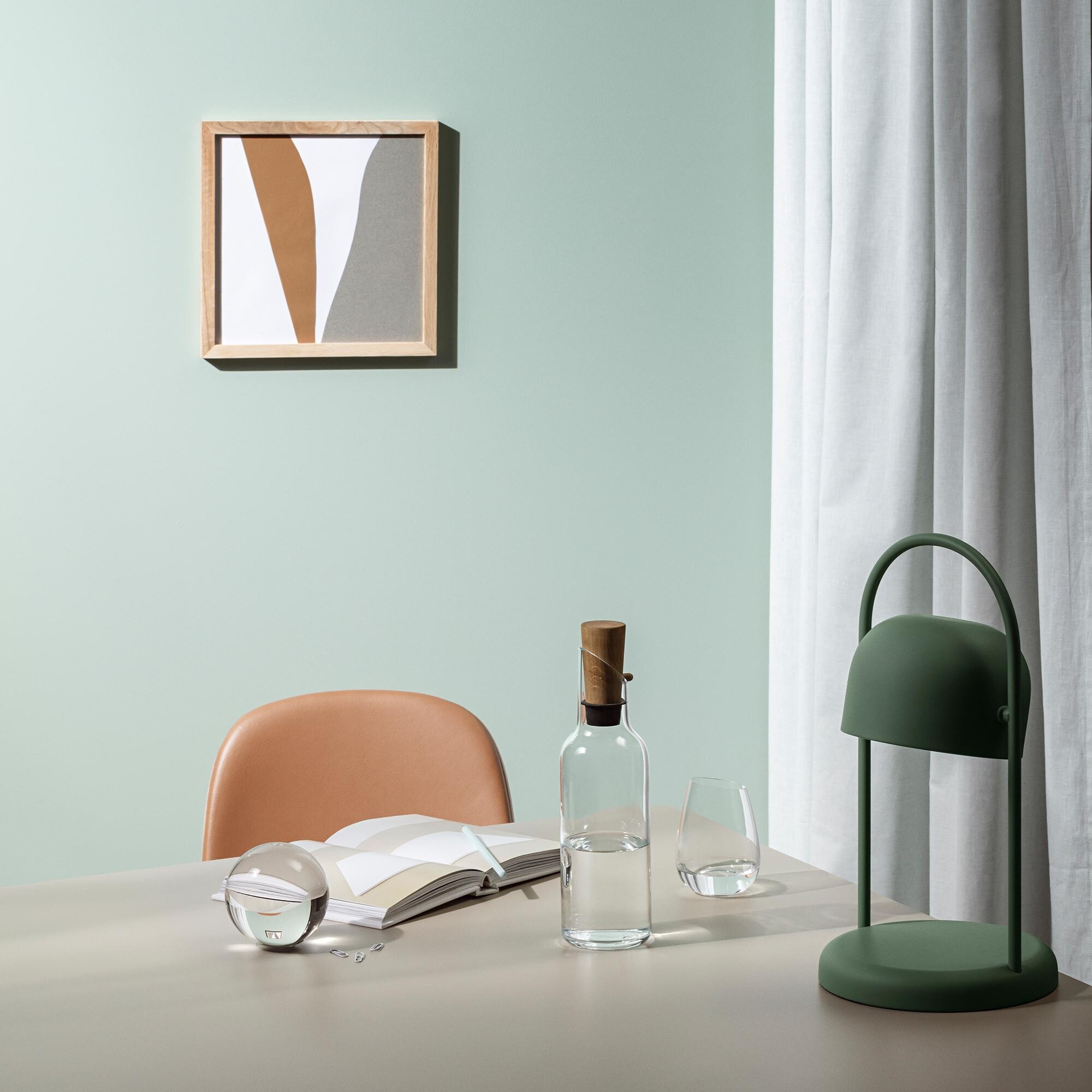 Glass Carafe with Wooden Stopper