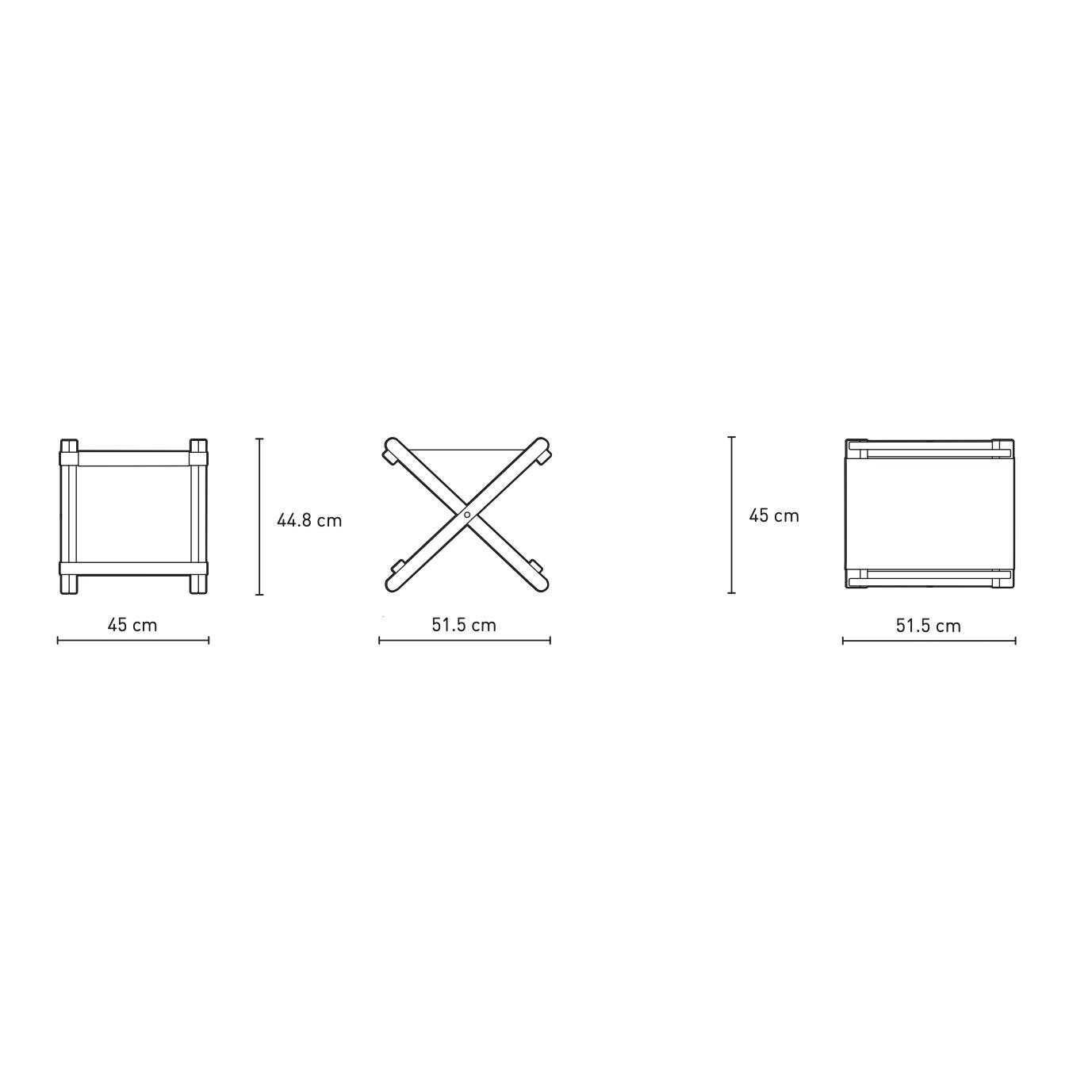 BM5768 Outdoor Footstool Foldable