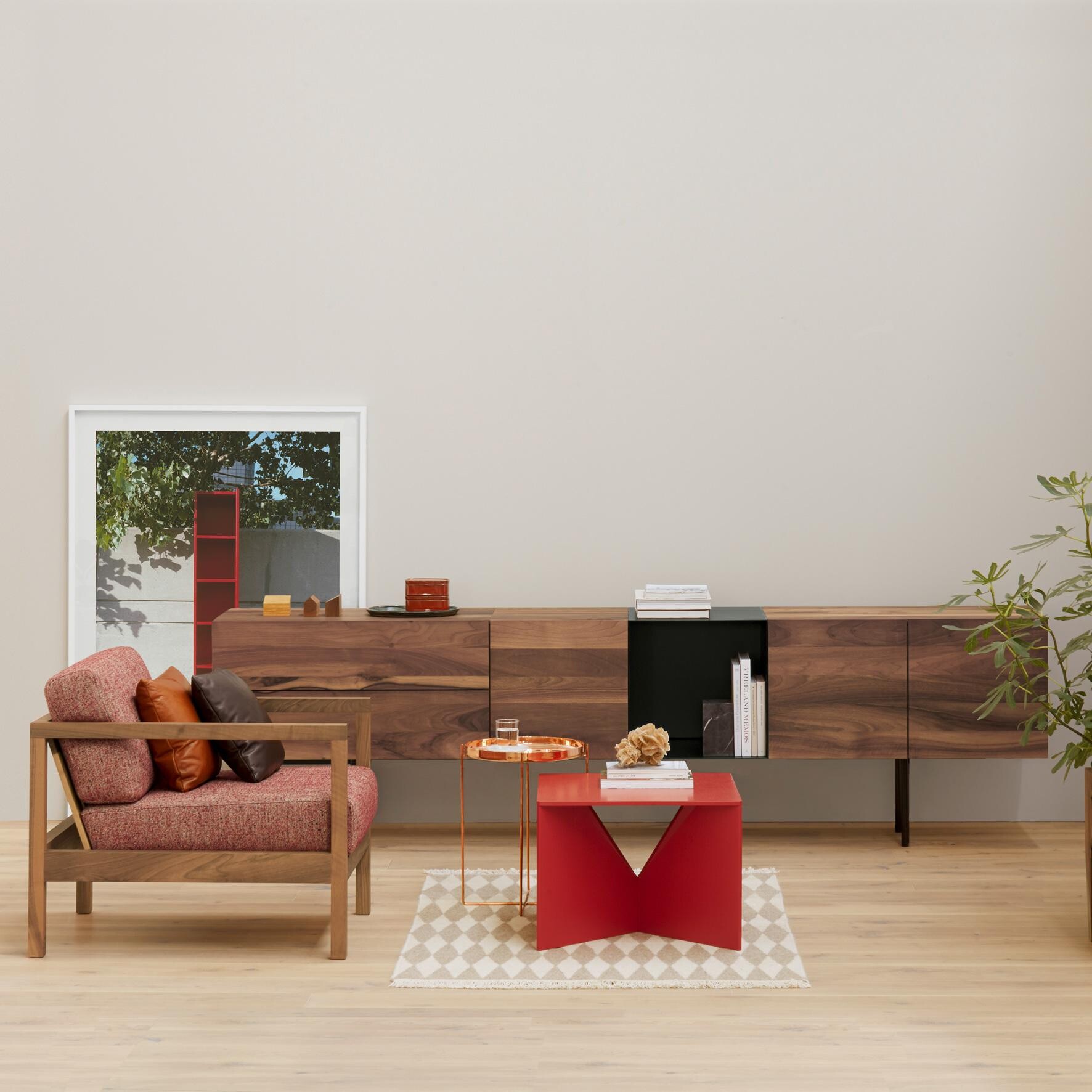 Mahnaz Wall Chest of Drawers