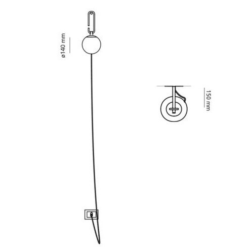 nh Parete Wall Lamp Ø14cm