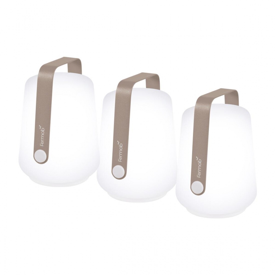 Balad LED Lamp with Battery Set of 3 H 12cm